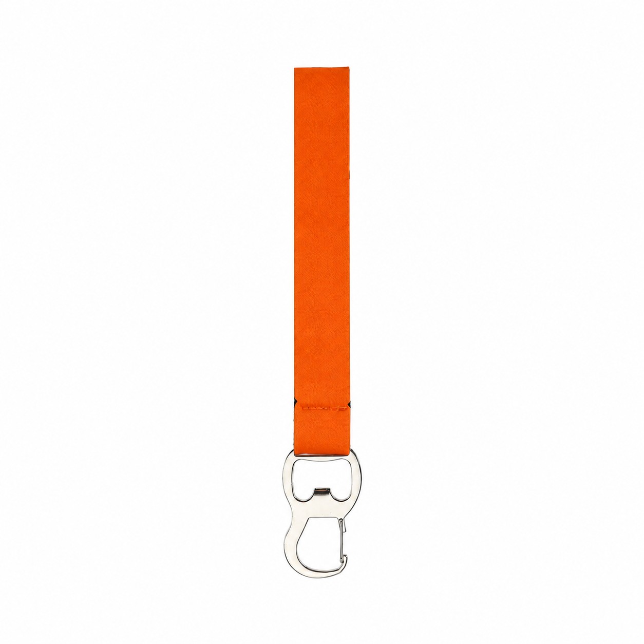 Neoprene Wristband Bottle Opener Keychain — Orange