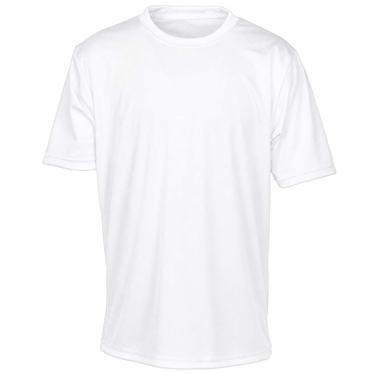 Youth Recycled Polyester Cooling Tee — White