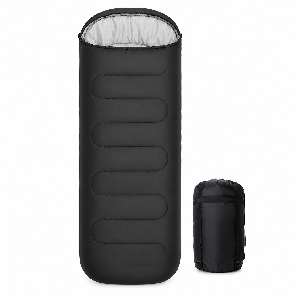 Polyester Envelope Sleeping Bag With Carry Sack — view 2