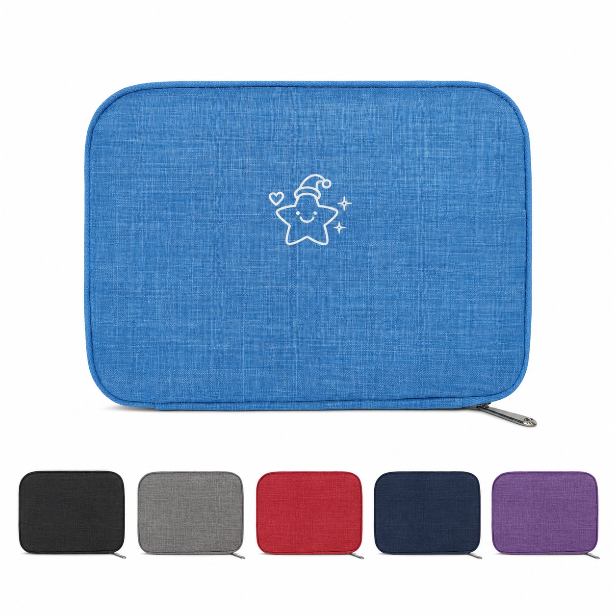 Zippered Nylon Watch Band Organizer Case