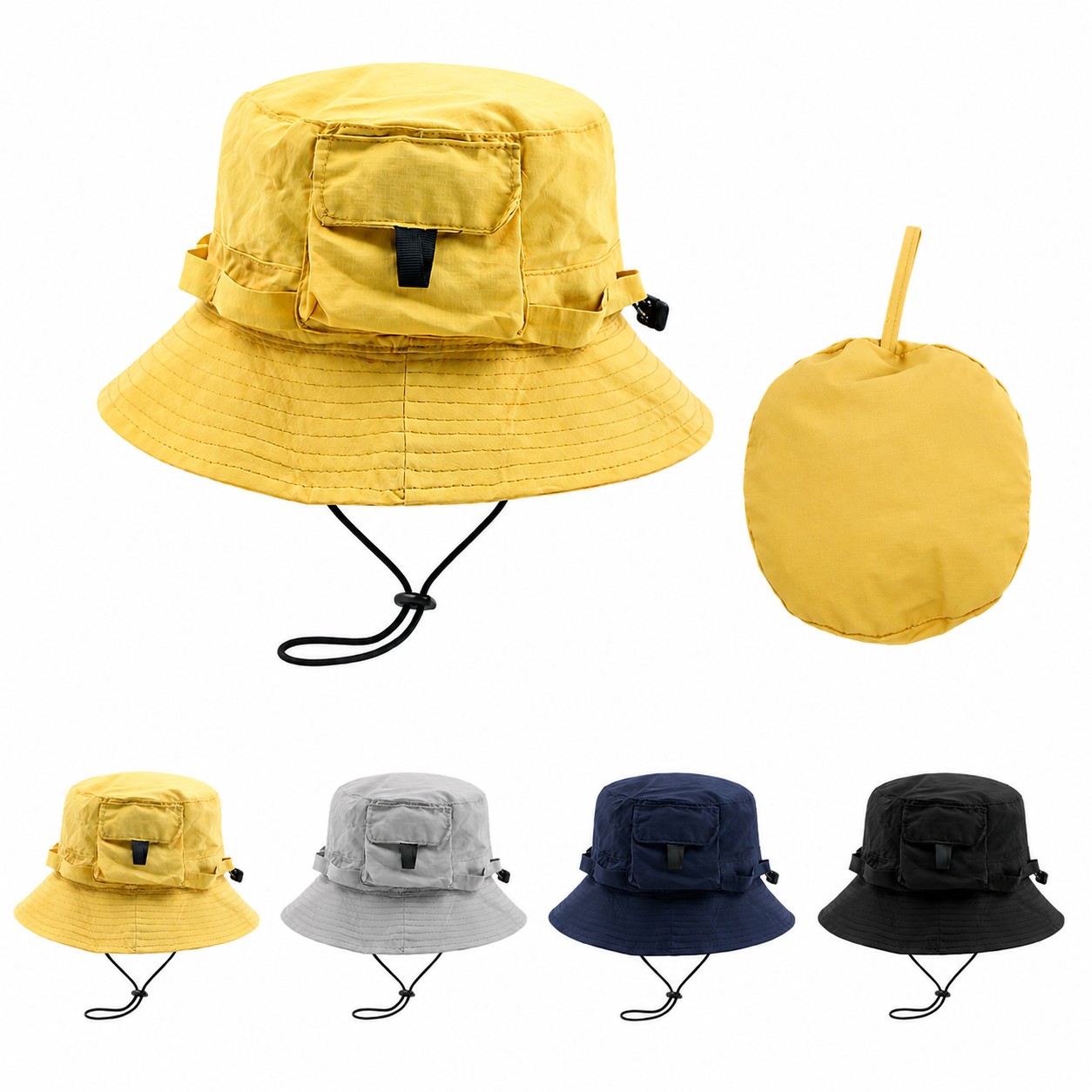 Polyester Packable Boonie Sun Hat