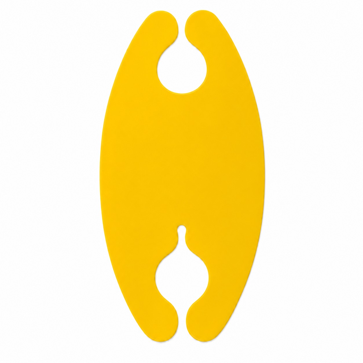 Oval Silicone Cord Wrap Organizer — Yellow