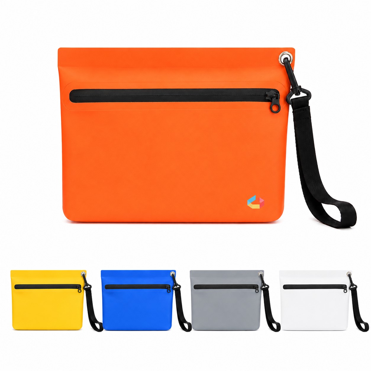 Waterproof PVC Mesh Zippered Wristlet Pouch