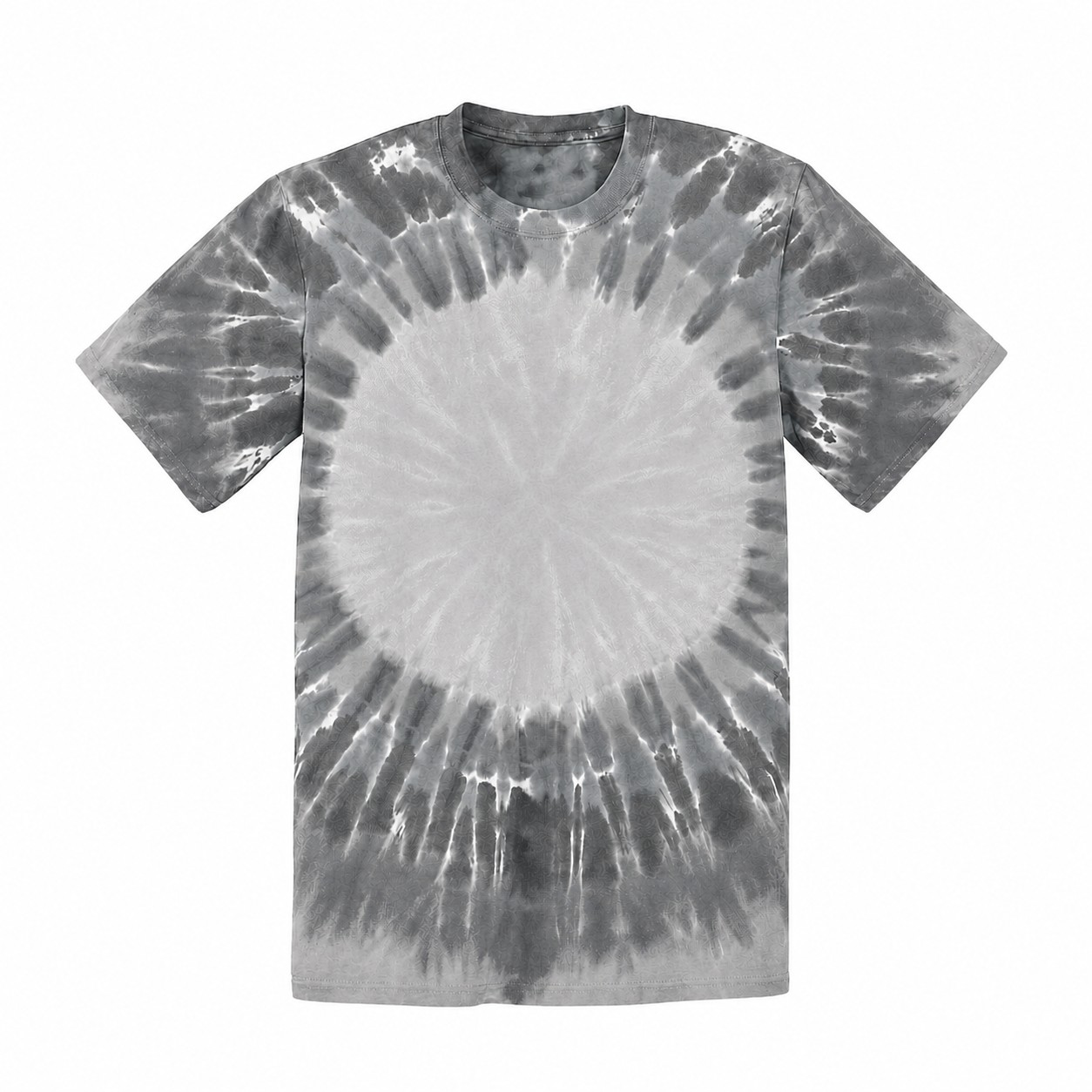Rainbow Cotton Tie Dye Shirt — Gray