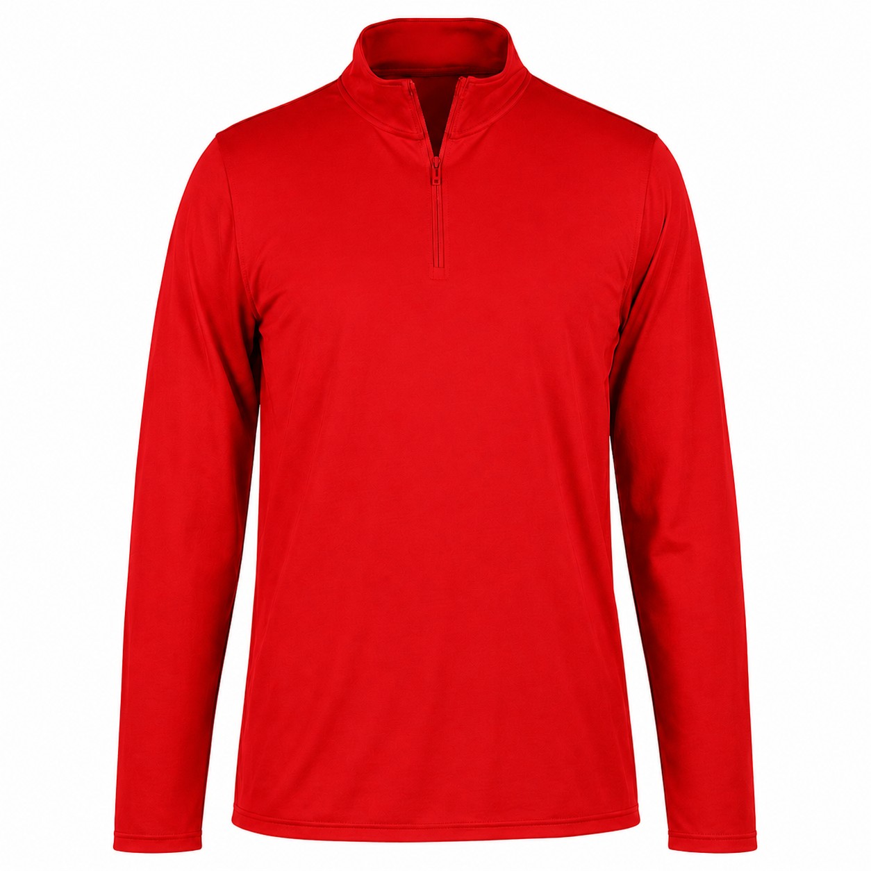 Recycled Polyester Team Pullover — Red
