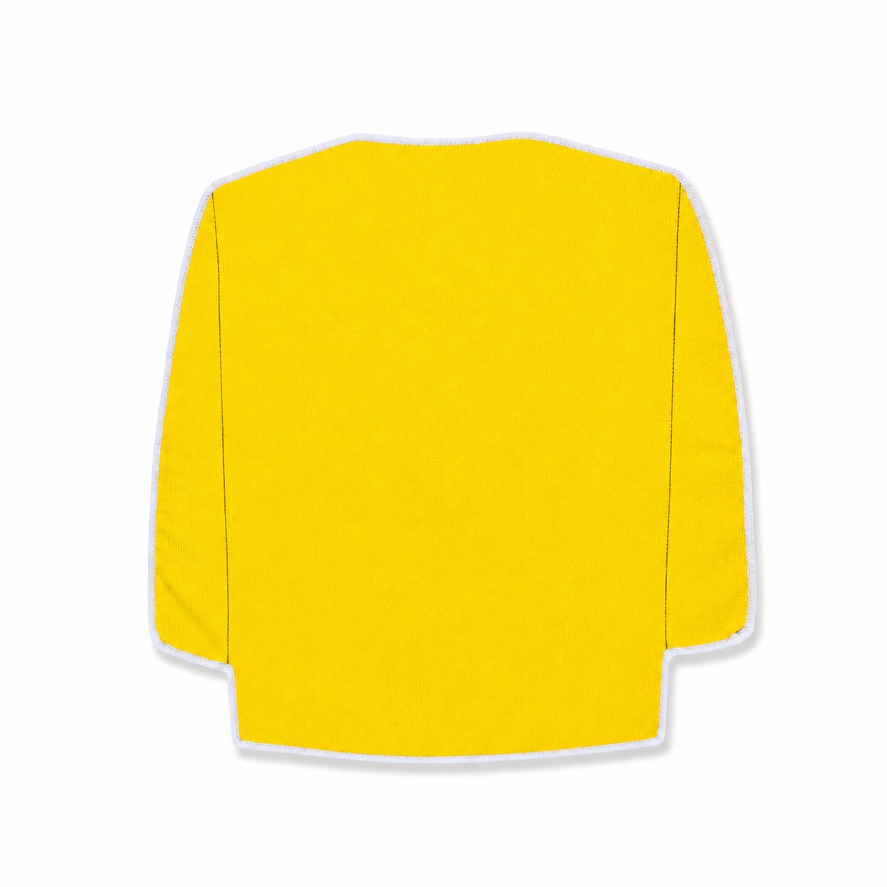 Jersey Shaped Microfiber Rally Towel — Yellow