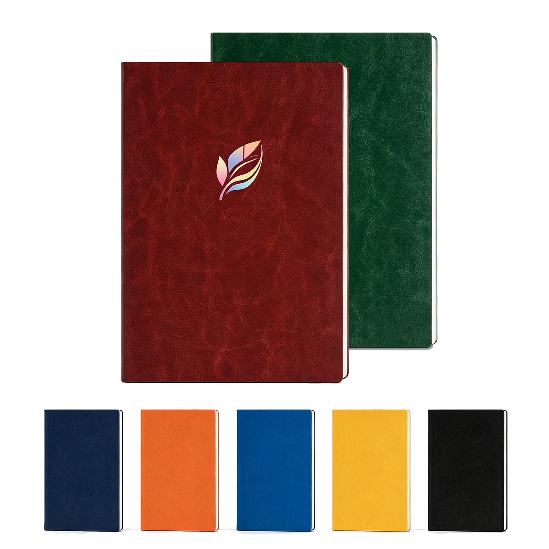 Soft A5 PU Leather Spiral Notebook