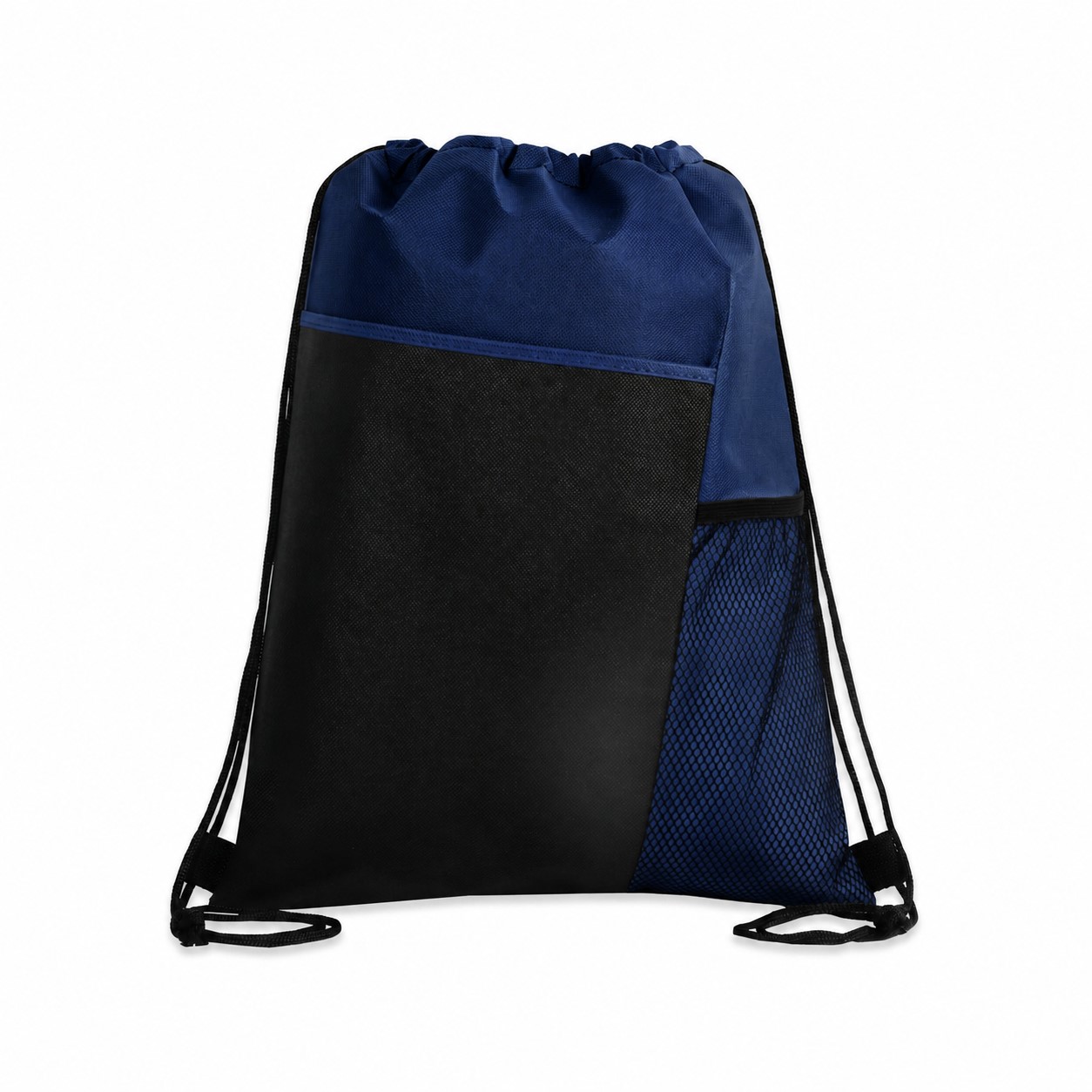80GSM Non-Woven Drawstring Bag — Navy Blue