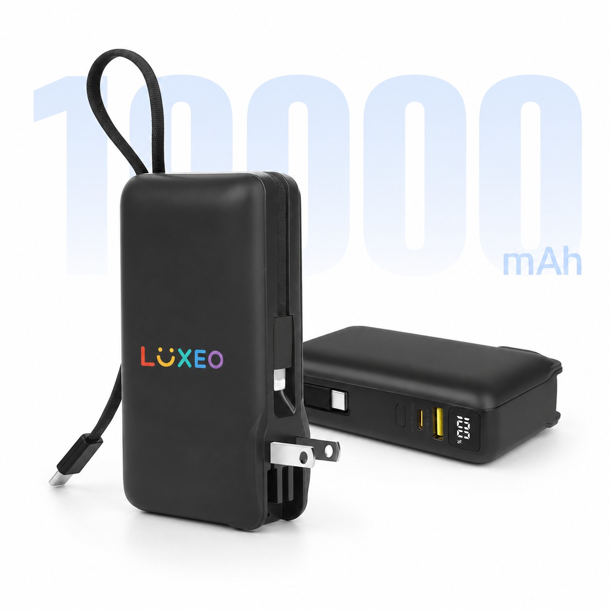 Outlet Power Bank With Carry Strap