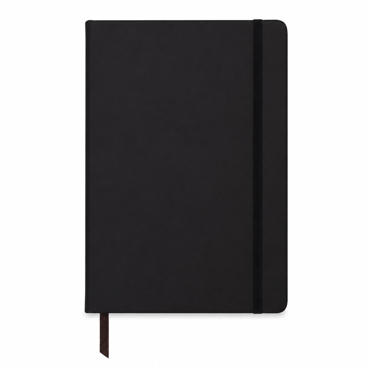 A5 Leather Notebook With Elastic Band — view 2