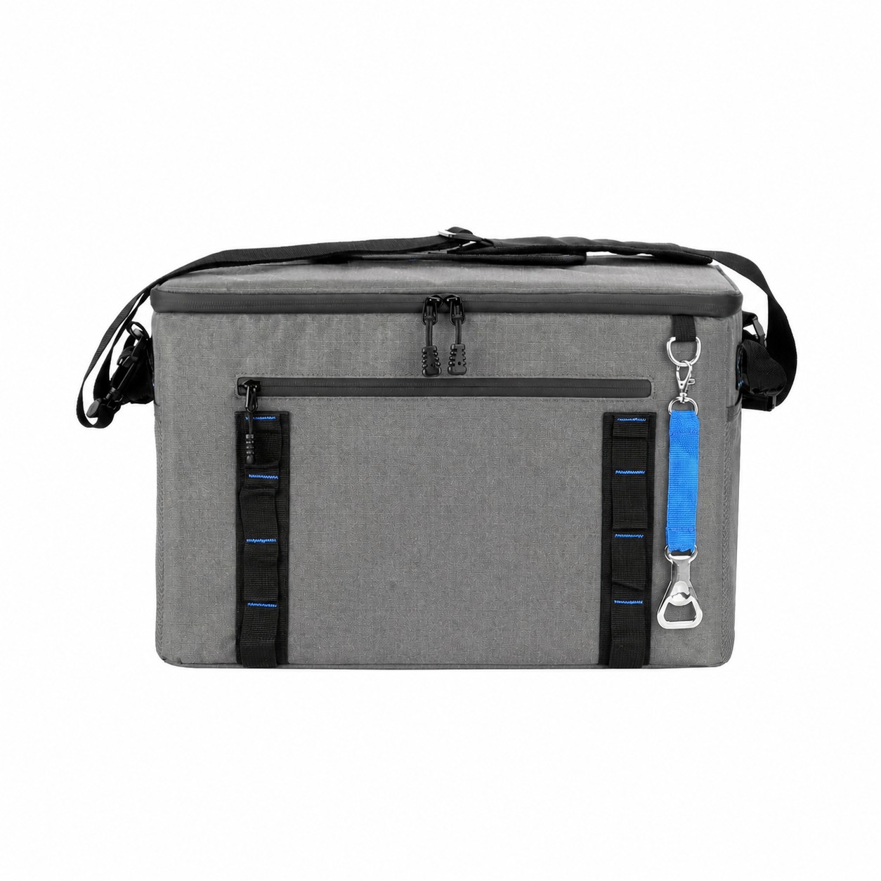 48 Can 600D Polyester Cooler Bag — Gray