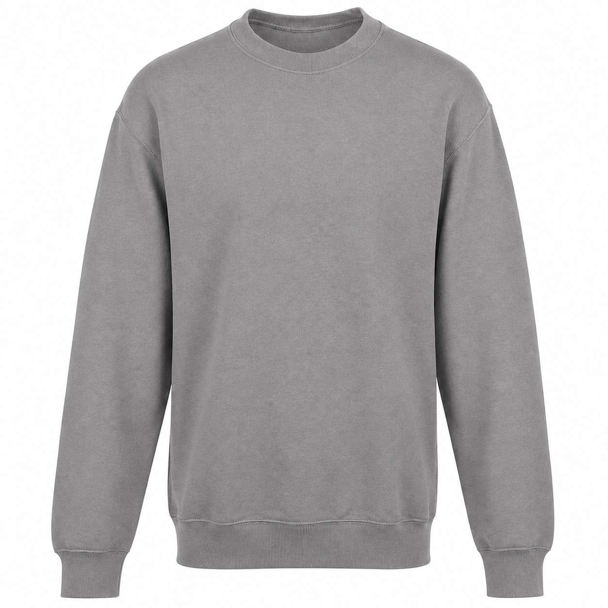 Soft Fleece Crewneck Sweatshirt — Gray