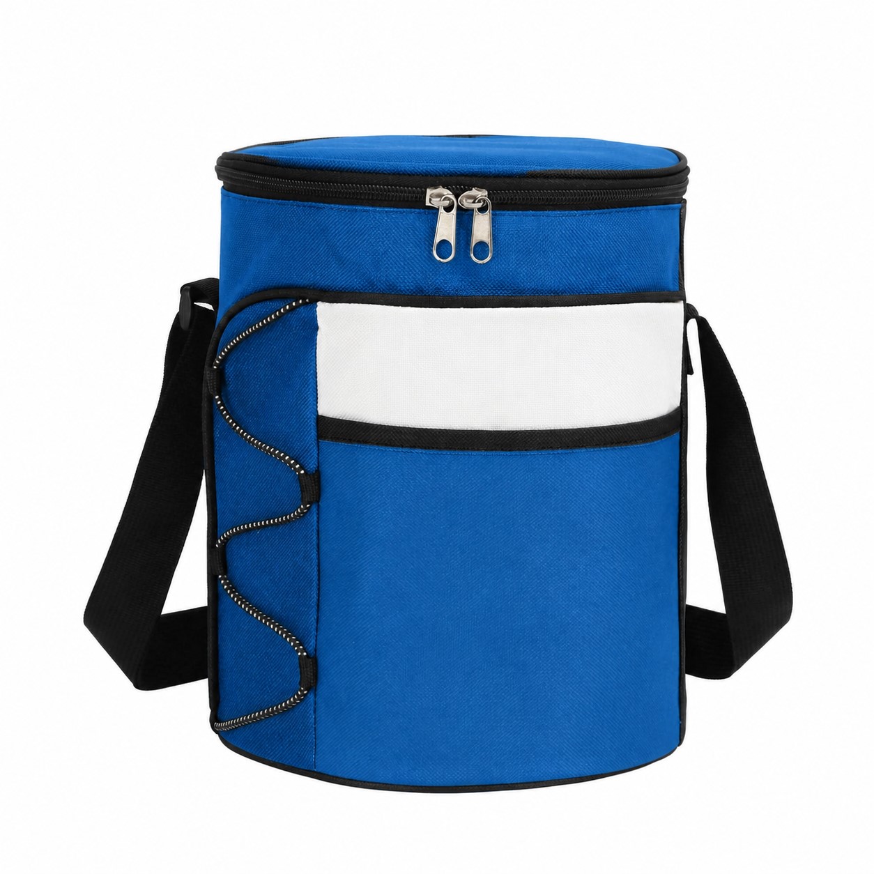 Barrel Shaped Cooler Bag — Blue