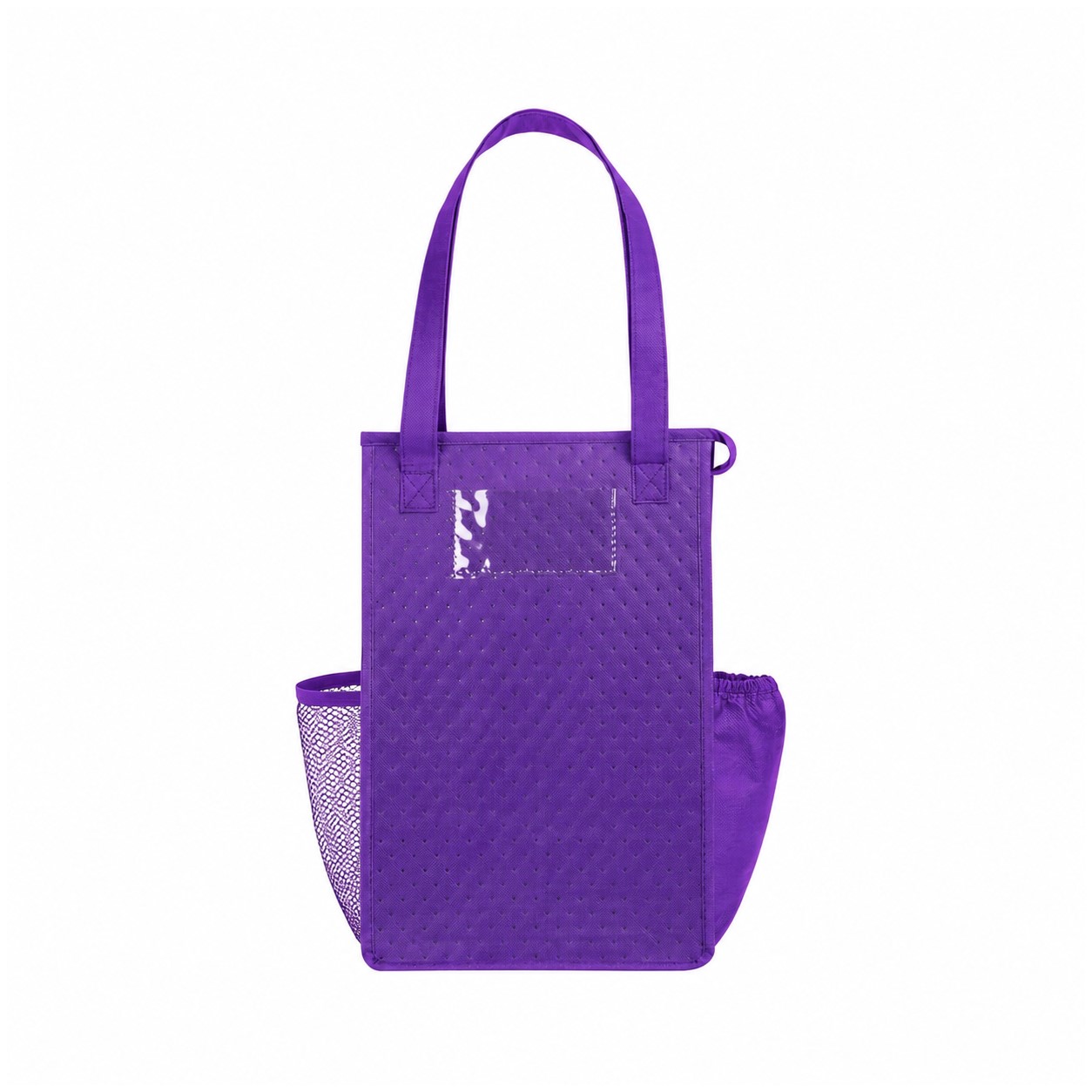Reinforced Handles 9" Tote Bag — Purple