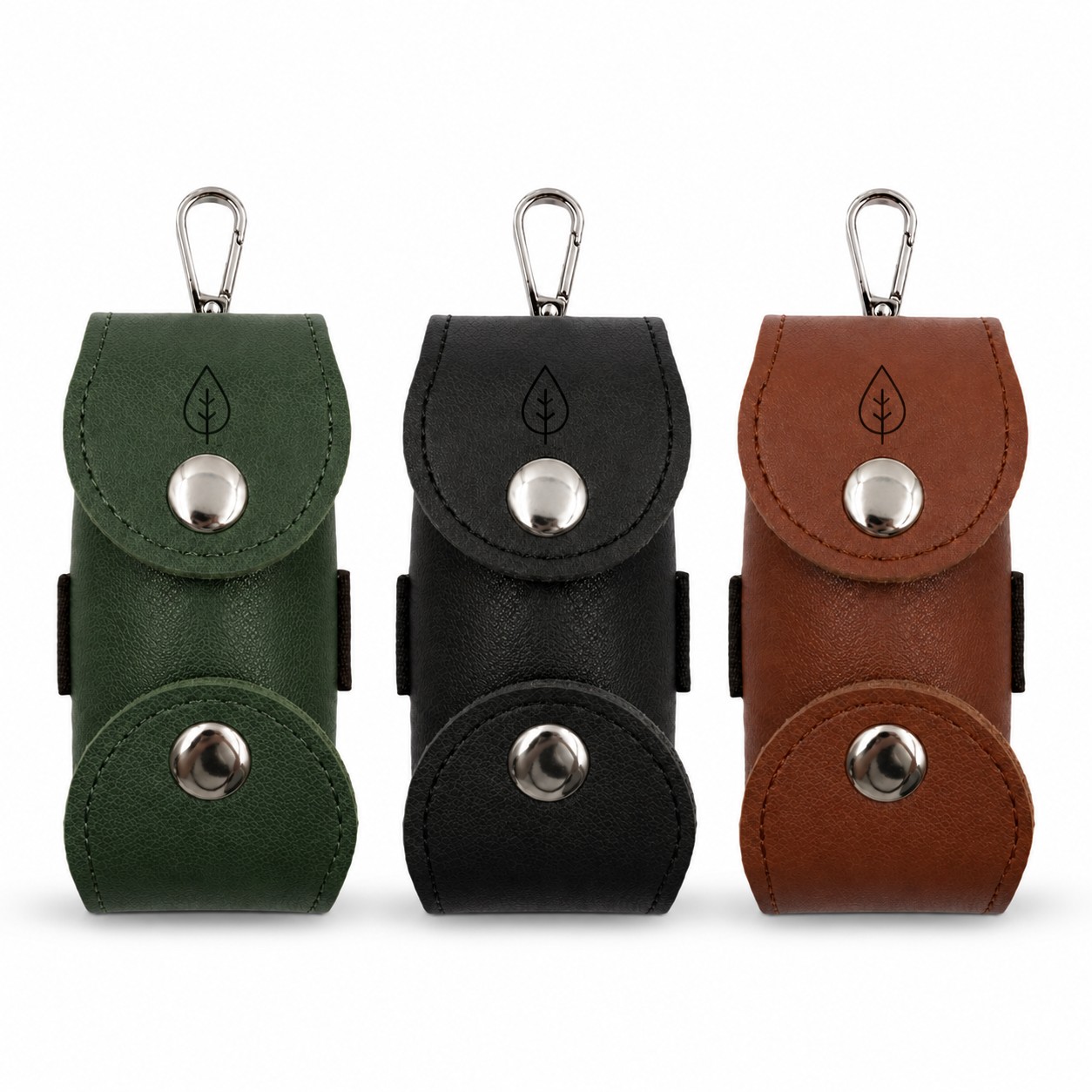 Smooth PU Golf Accessory Pouch With Clip