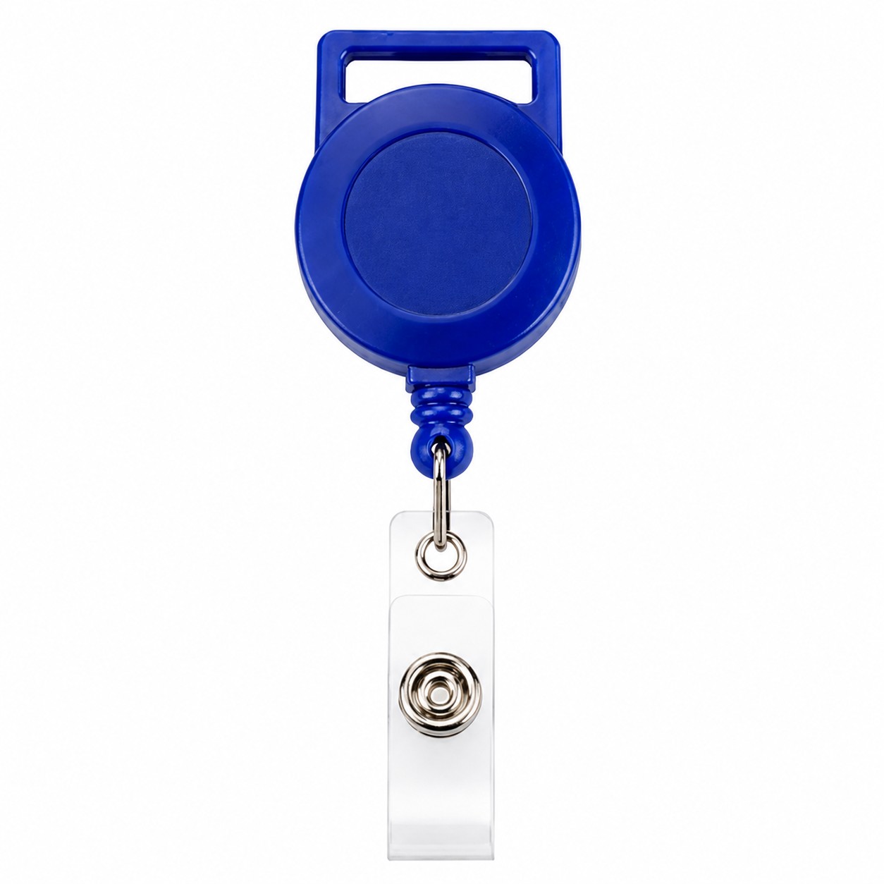 Smooth PVC Retractable Badge Reel With Strap — view 2