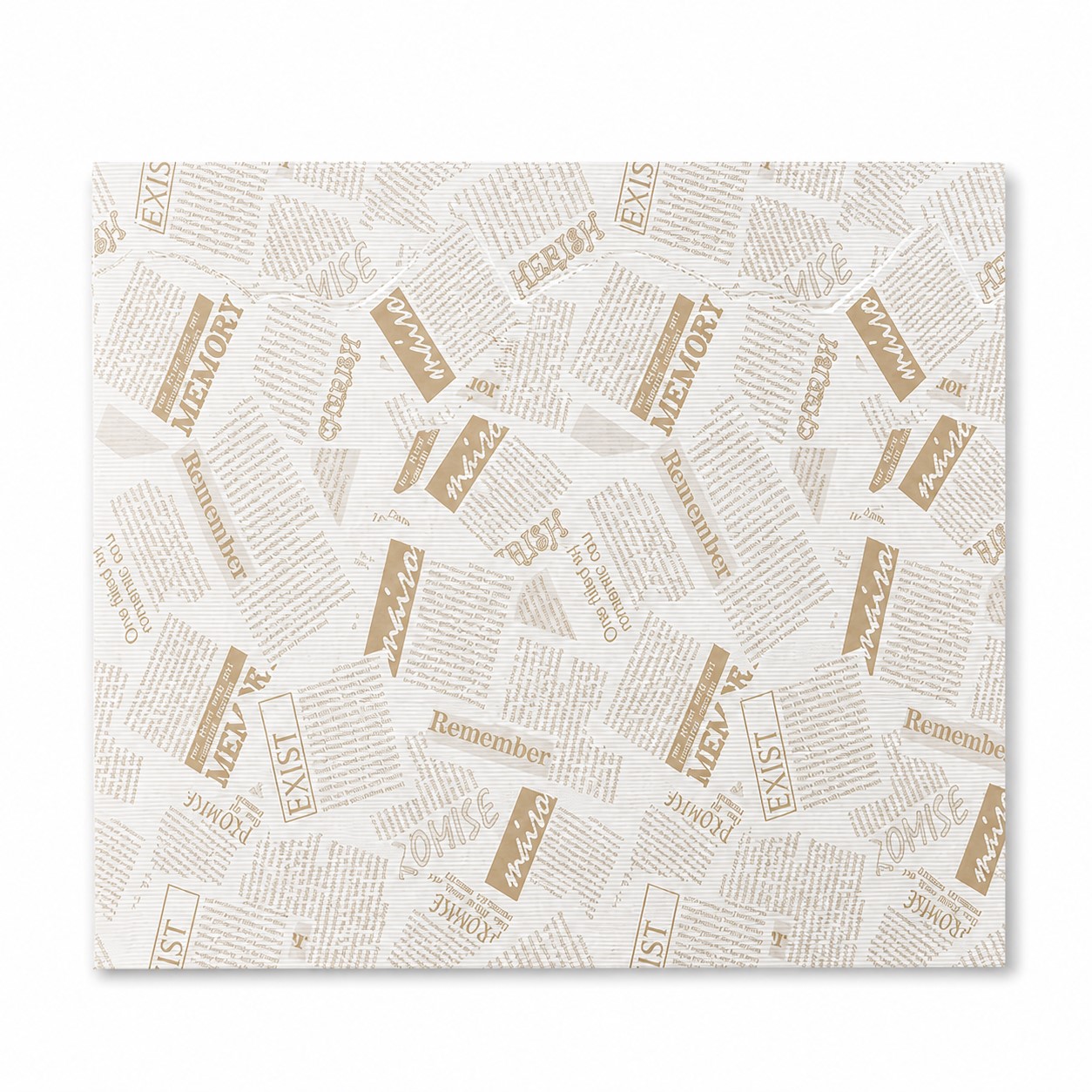 Square Deli Wax Paper Sheets — Tan Beige