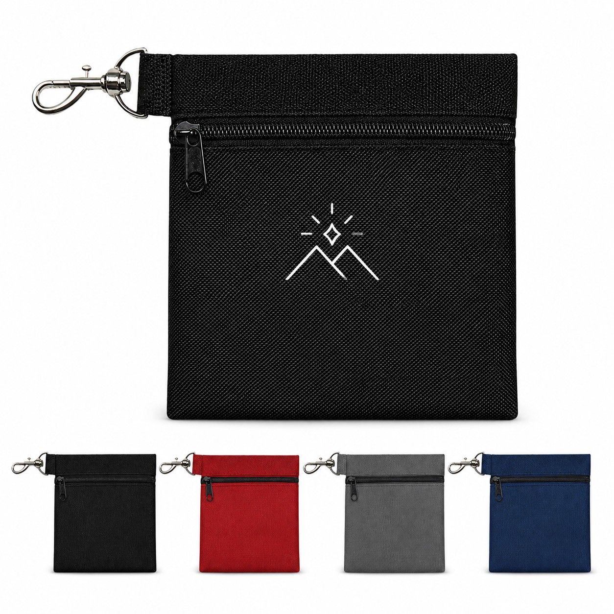 Rotating Hook Nylon Golf Storage Pouch