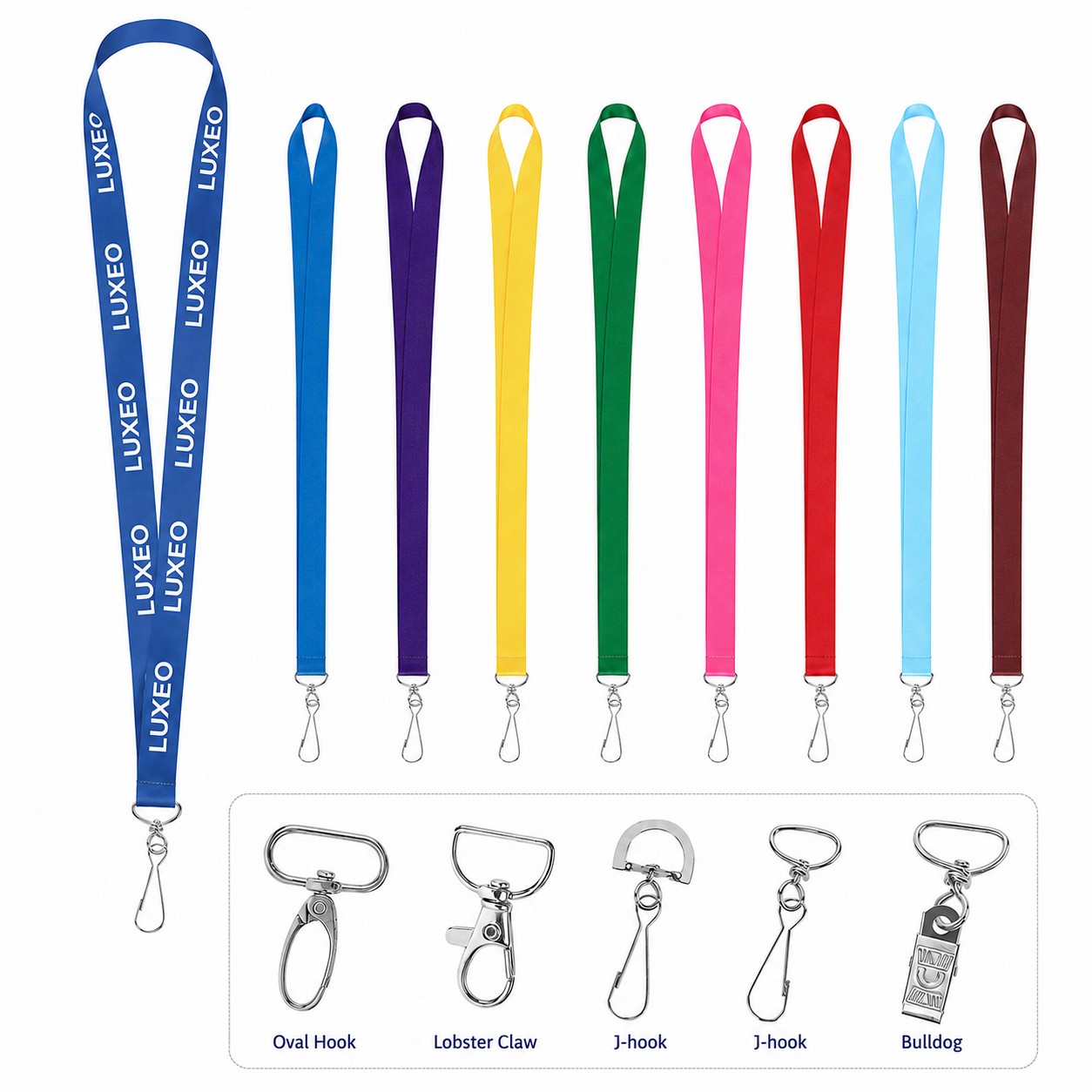 Satin Polyester Badge Lanyard