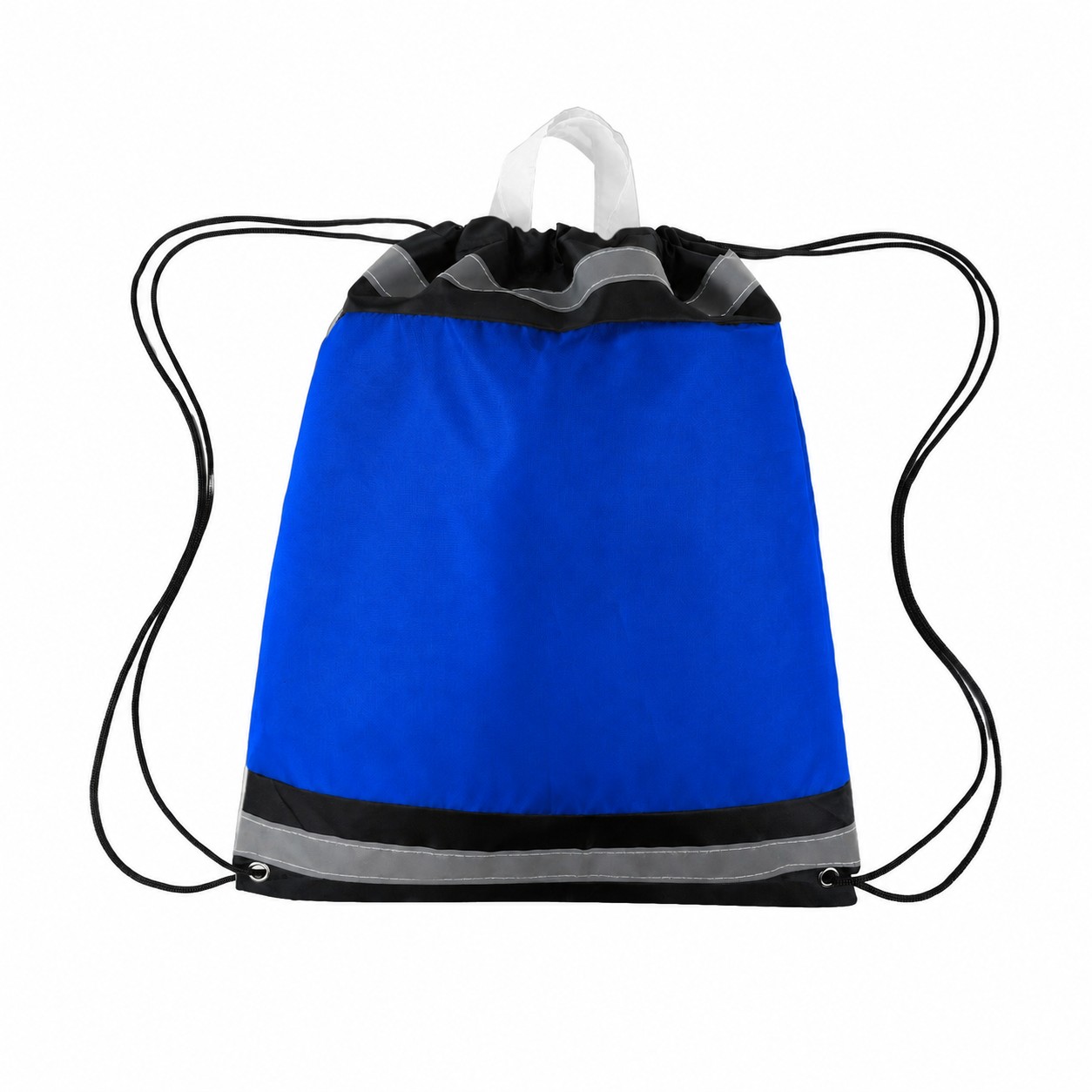 210D Polyester Drawstring Bag — Royal Blue