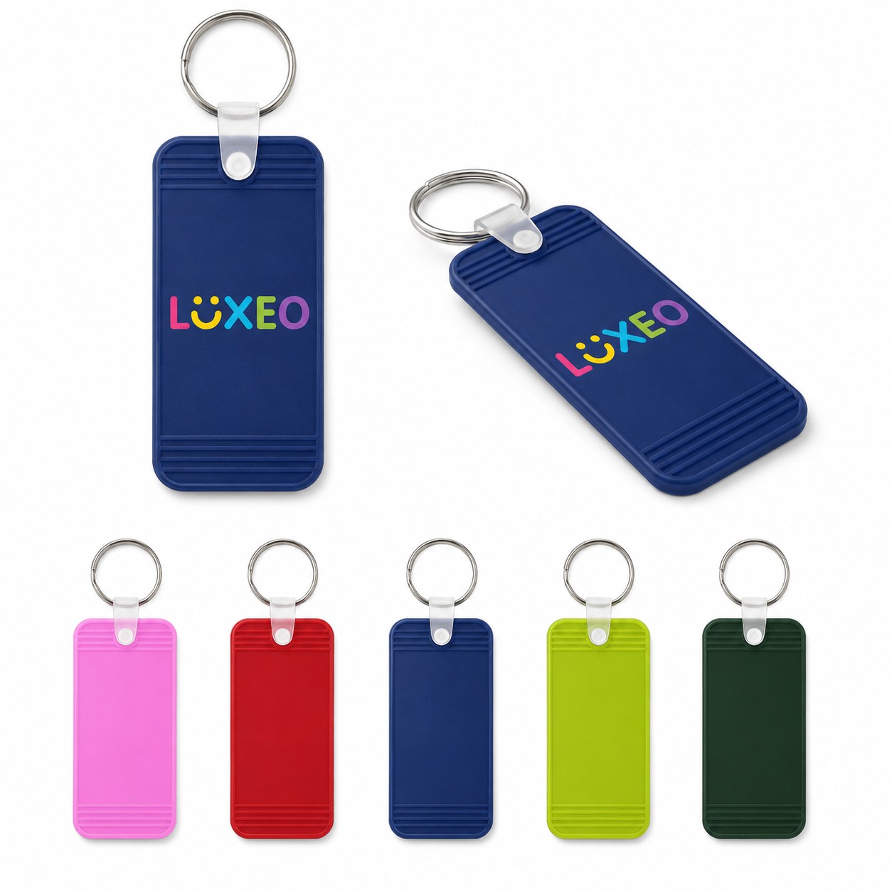 Rectangle Motel Plastic Key Tag