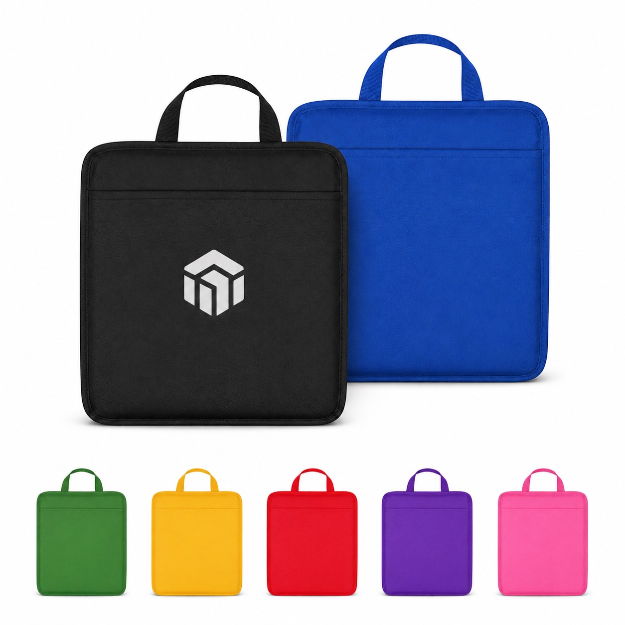 Handled Polyester Foam Stadium Seat Cushion