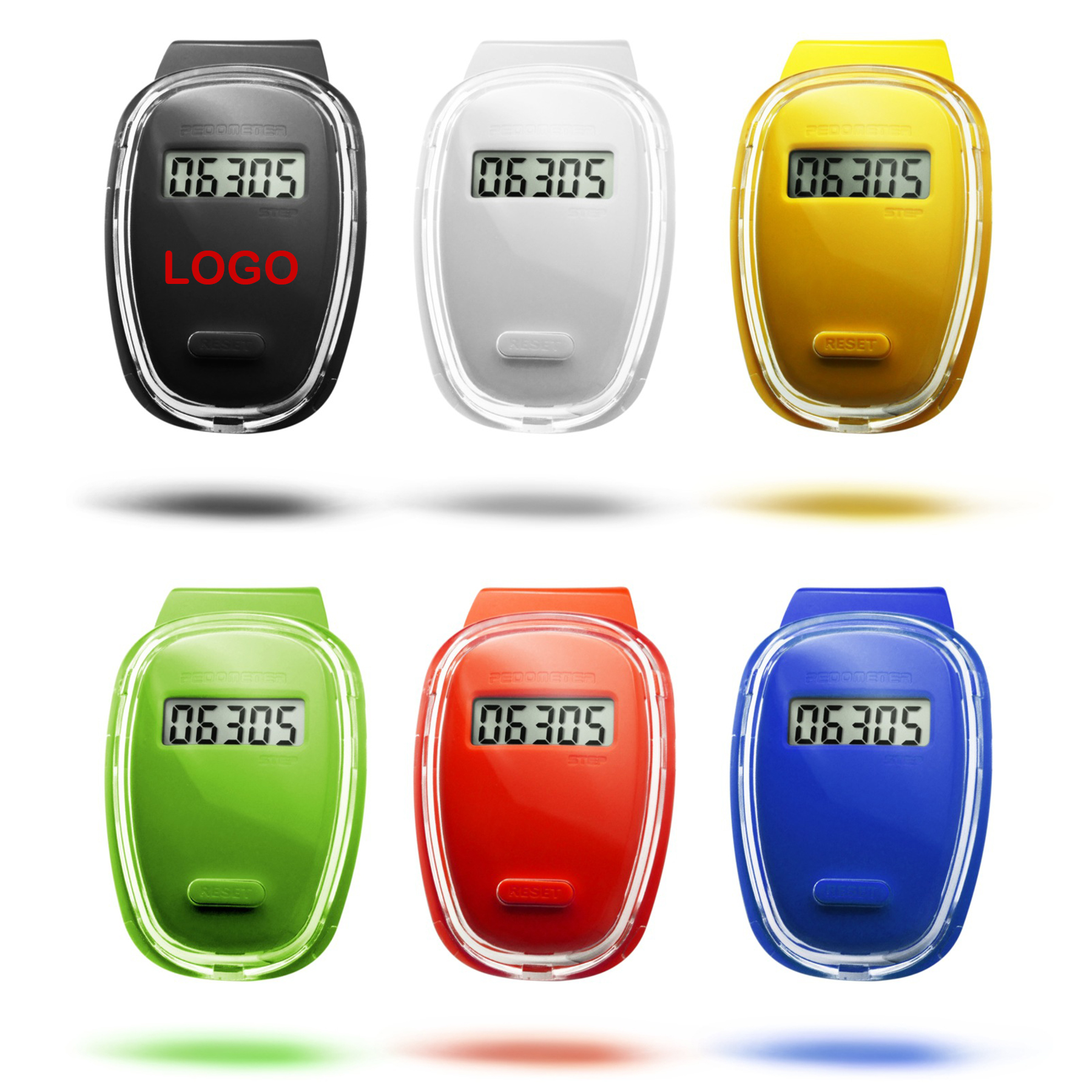 Plastic LCD Step Counter Pedometer
