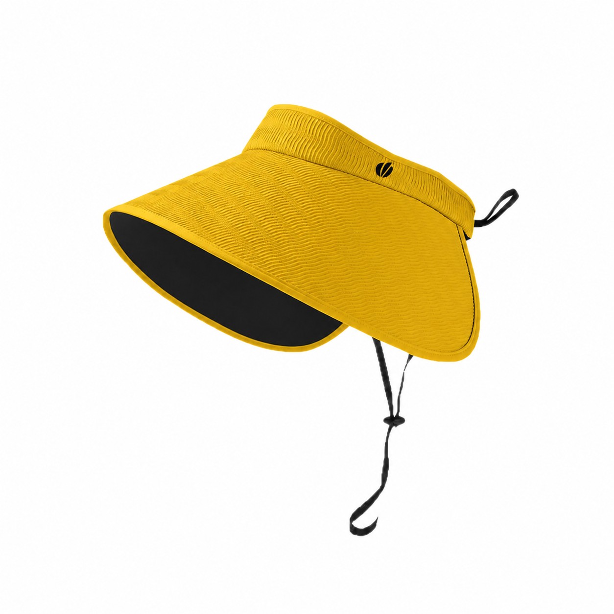 Polyester Full Coverage Visor Hat — Yellow