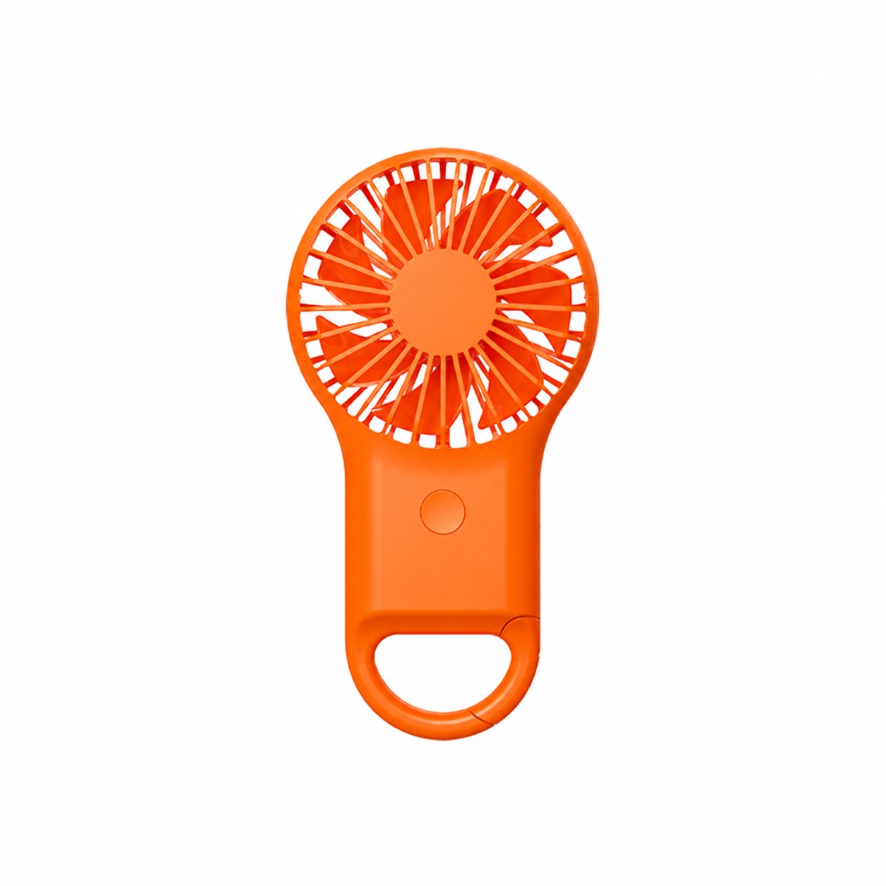 Buckle Clip Handheld Cooling Fan — Orange