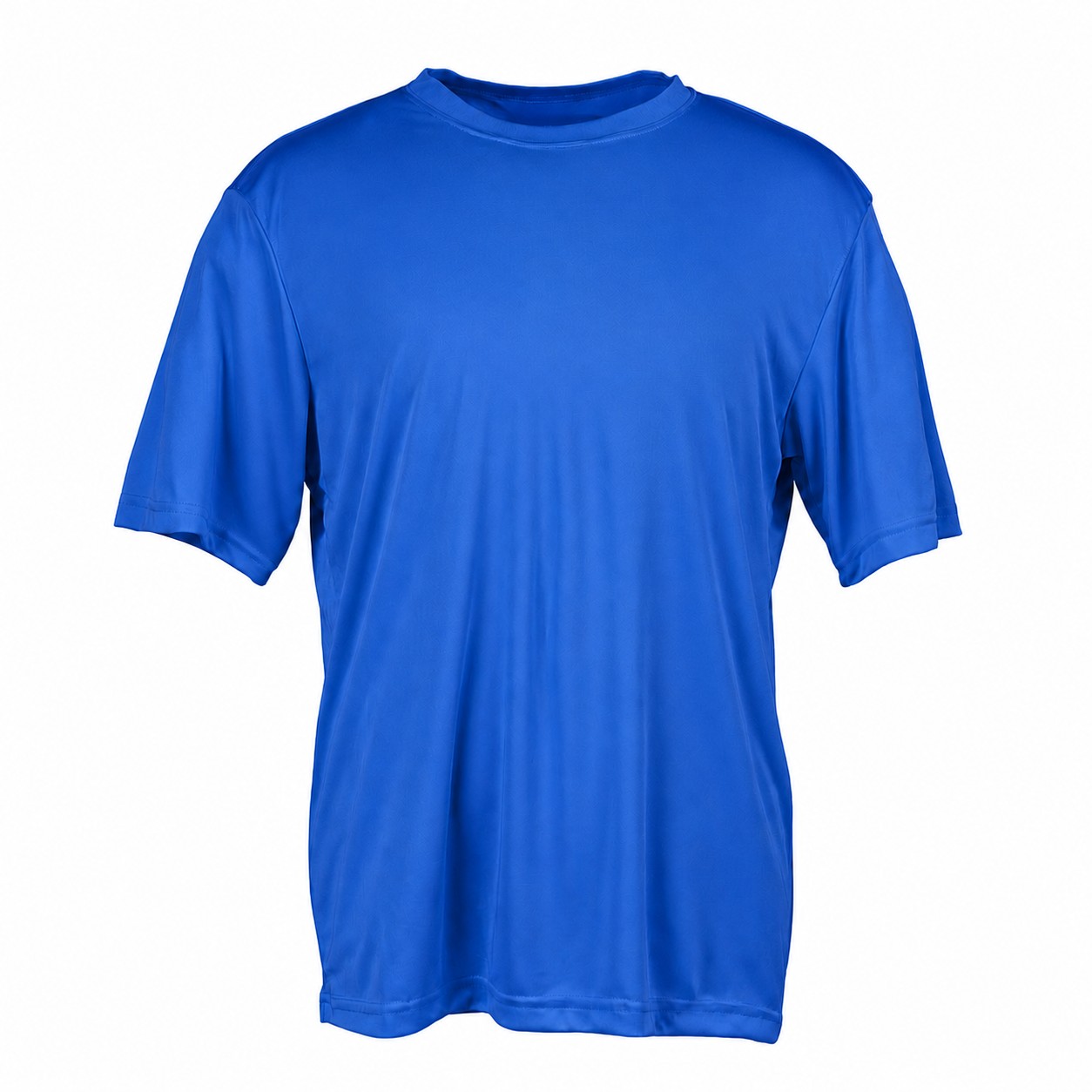 Men's Polyester Athletic T-Shirt — Blue