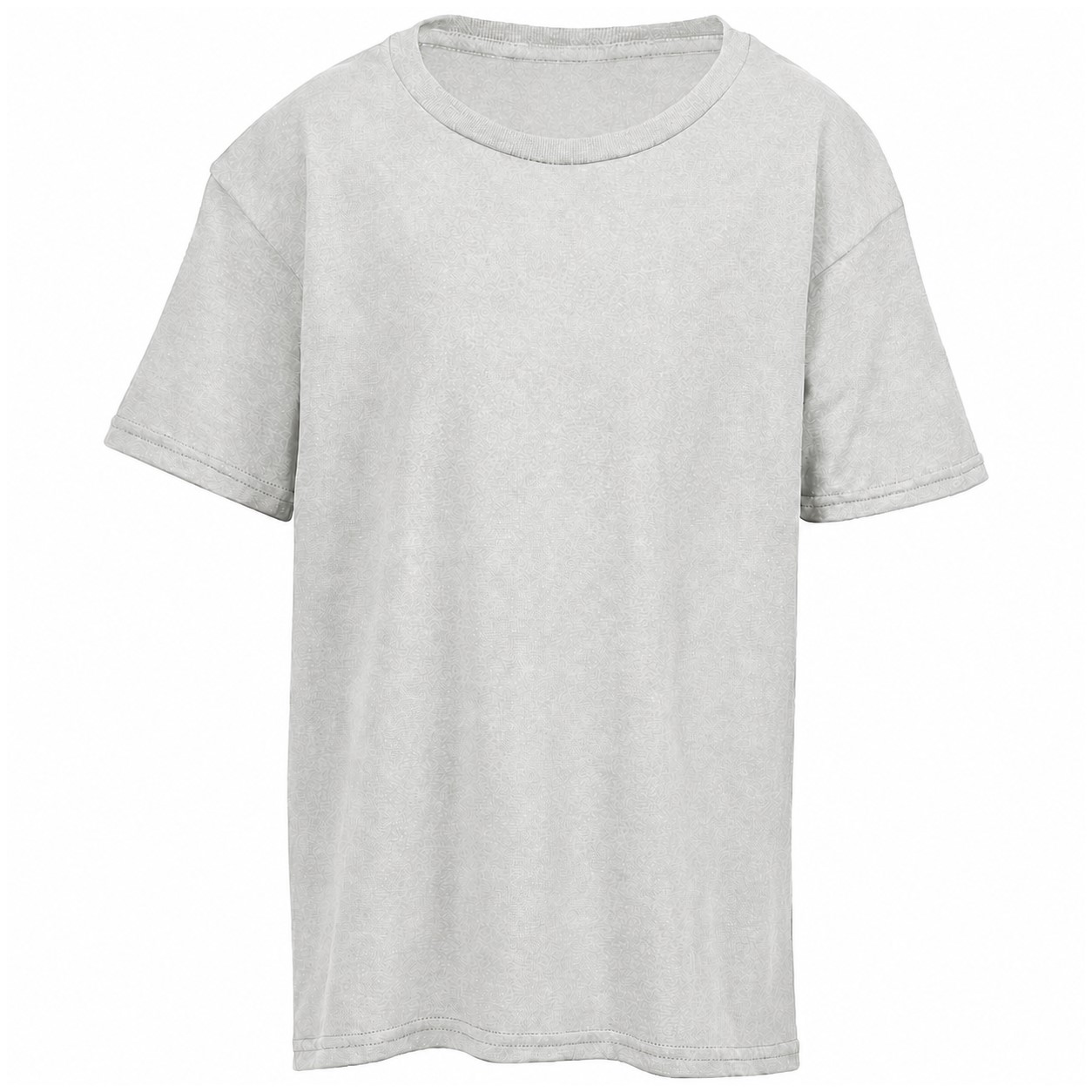 Youth Cotton Jersey Shirt — Silver