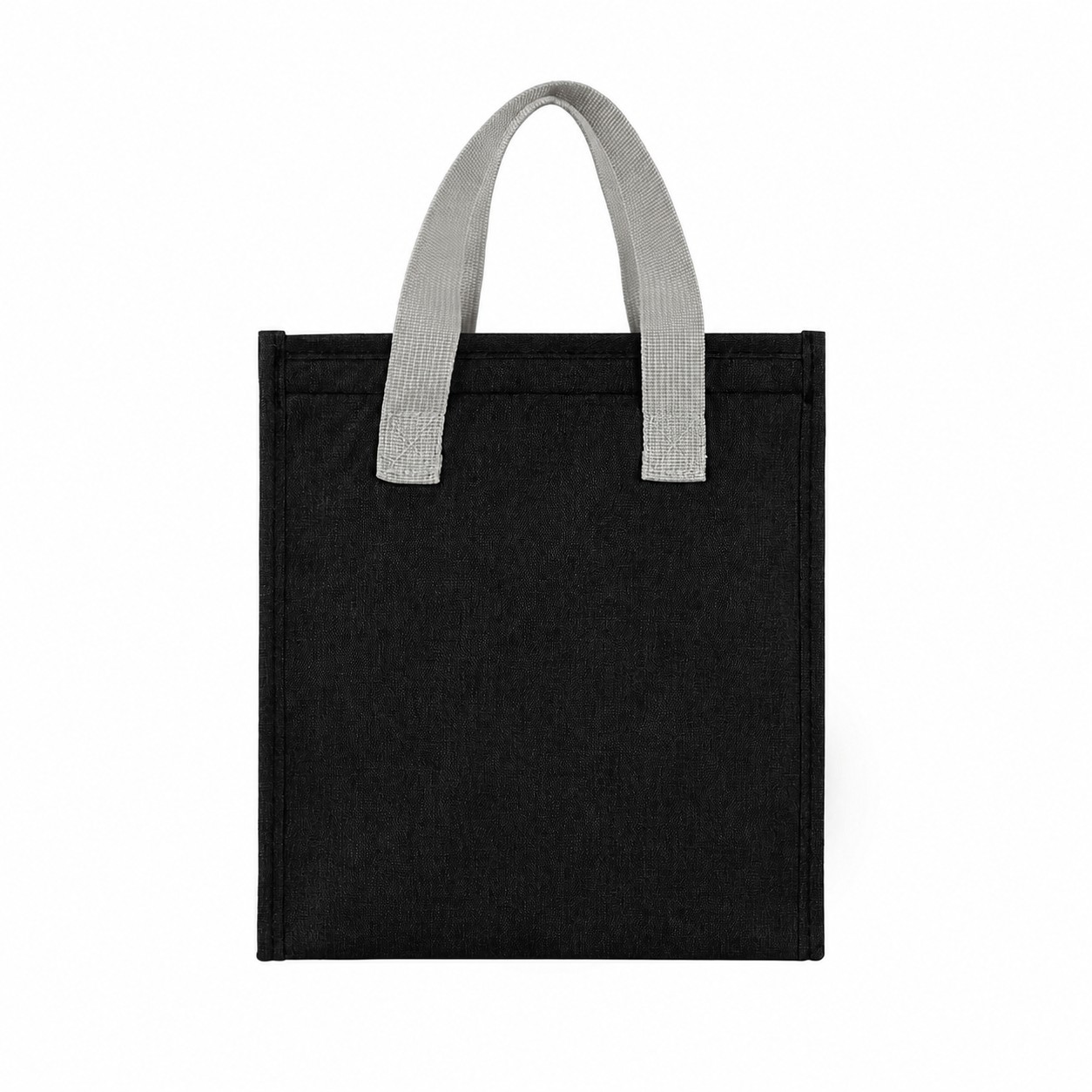 Insulated Lining Tote Bag — Black