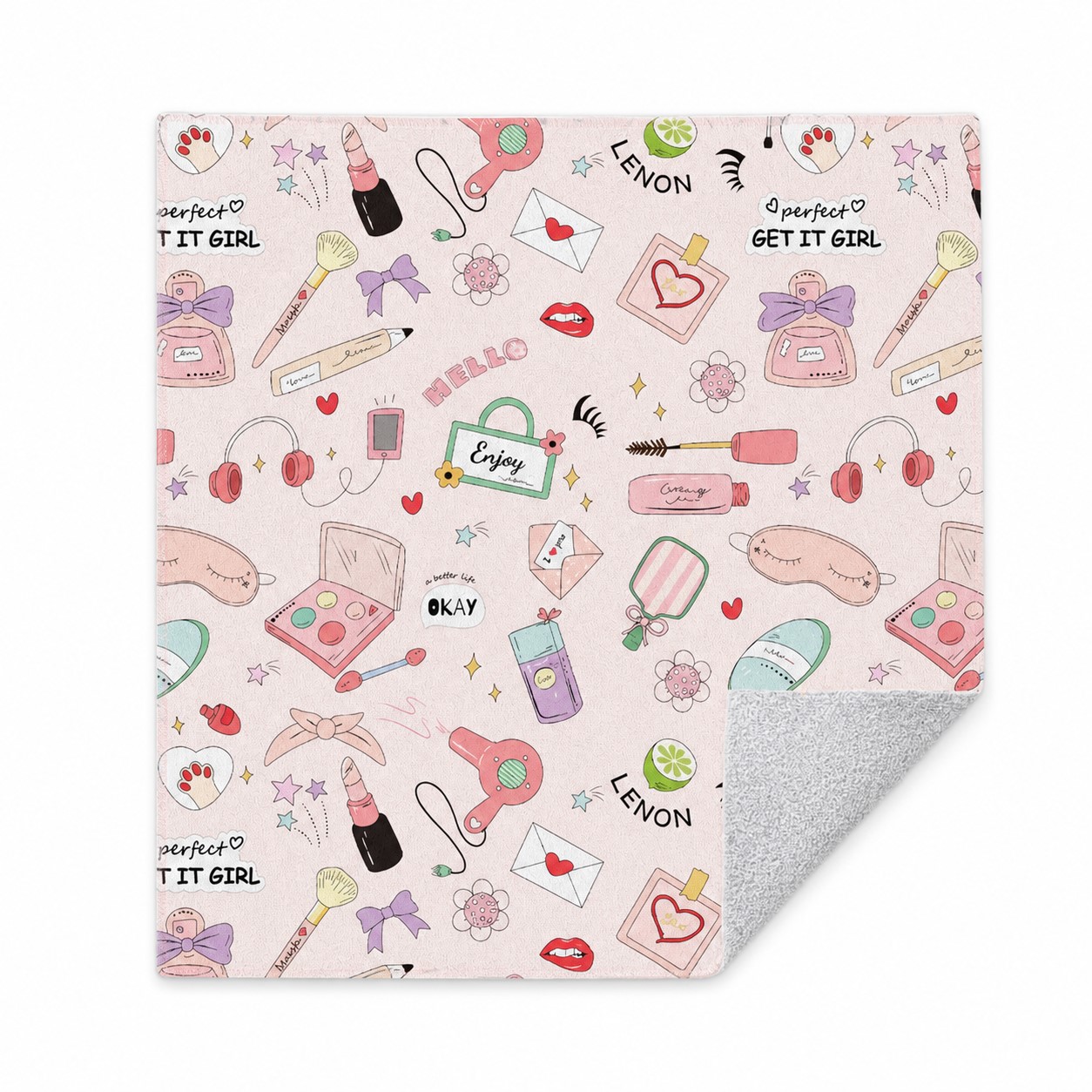 Makeup Bag With Self-Adhesive Fabric Wrap — view 2