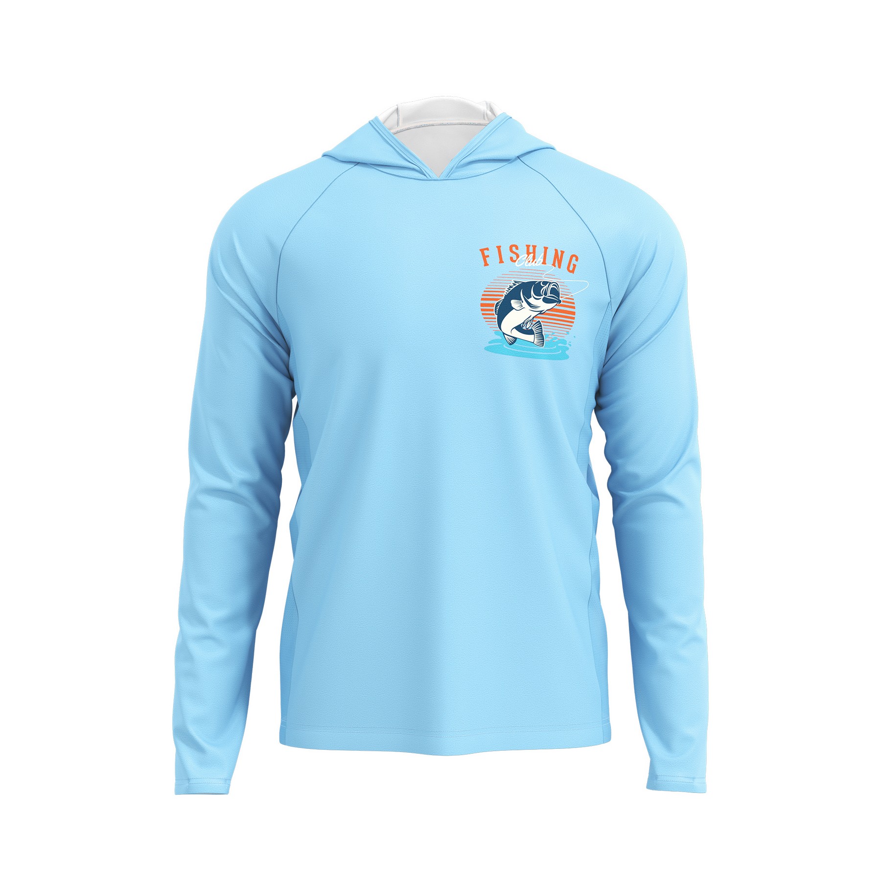 Polyester Mesh Fabric Hoodie — view 2