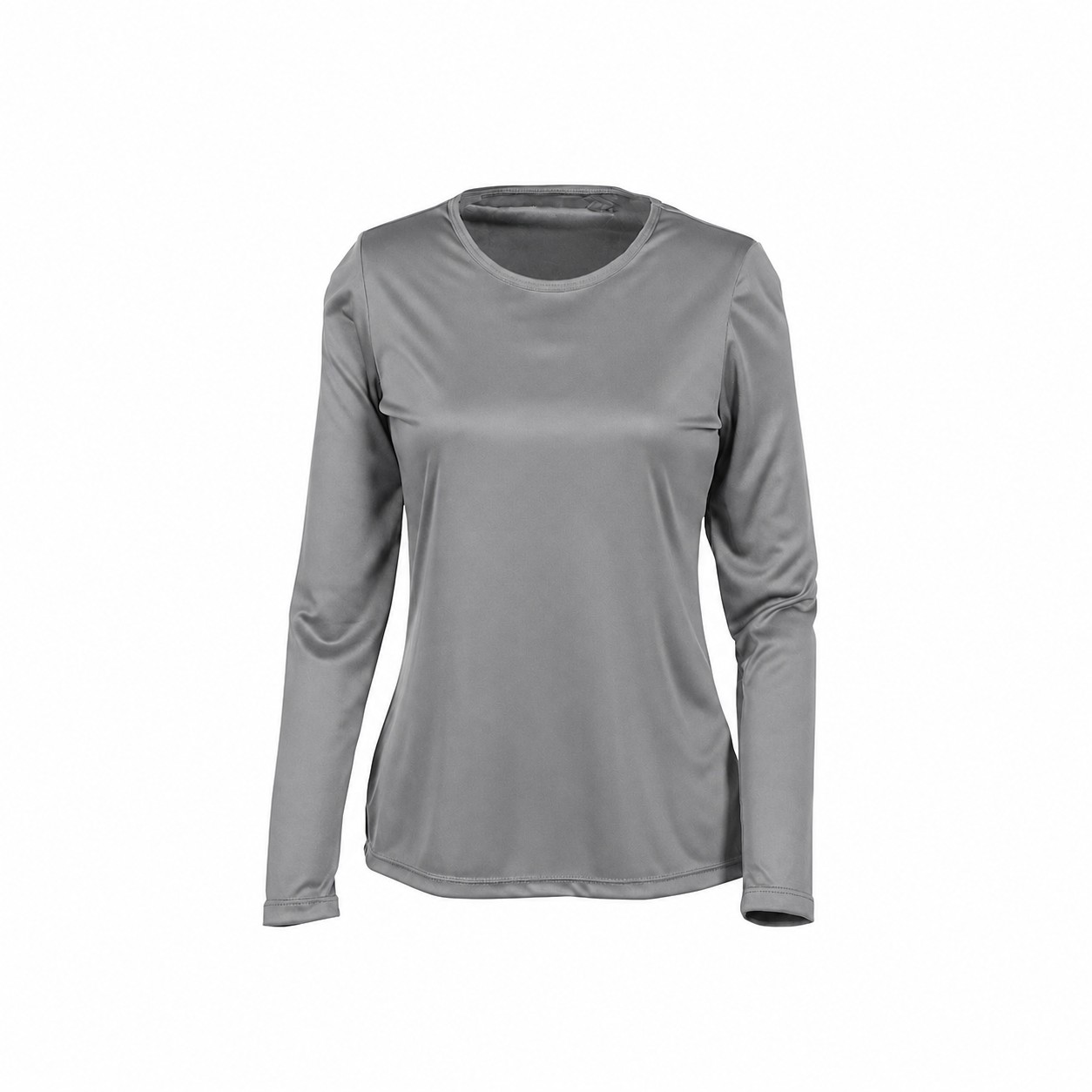 Ladies Recycled Polyester Cooling Tee — Gray