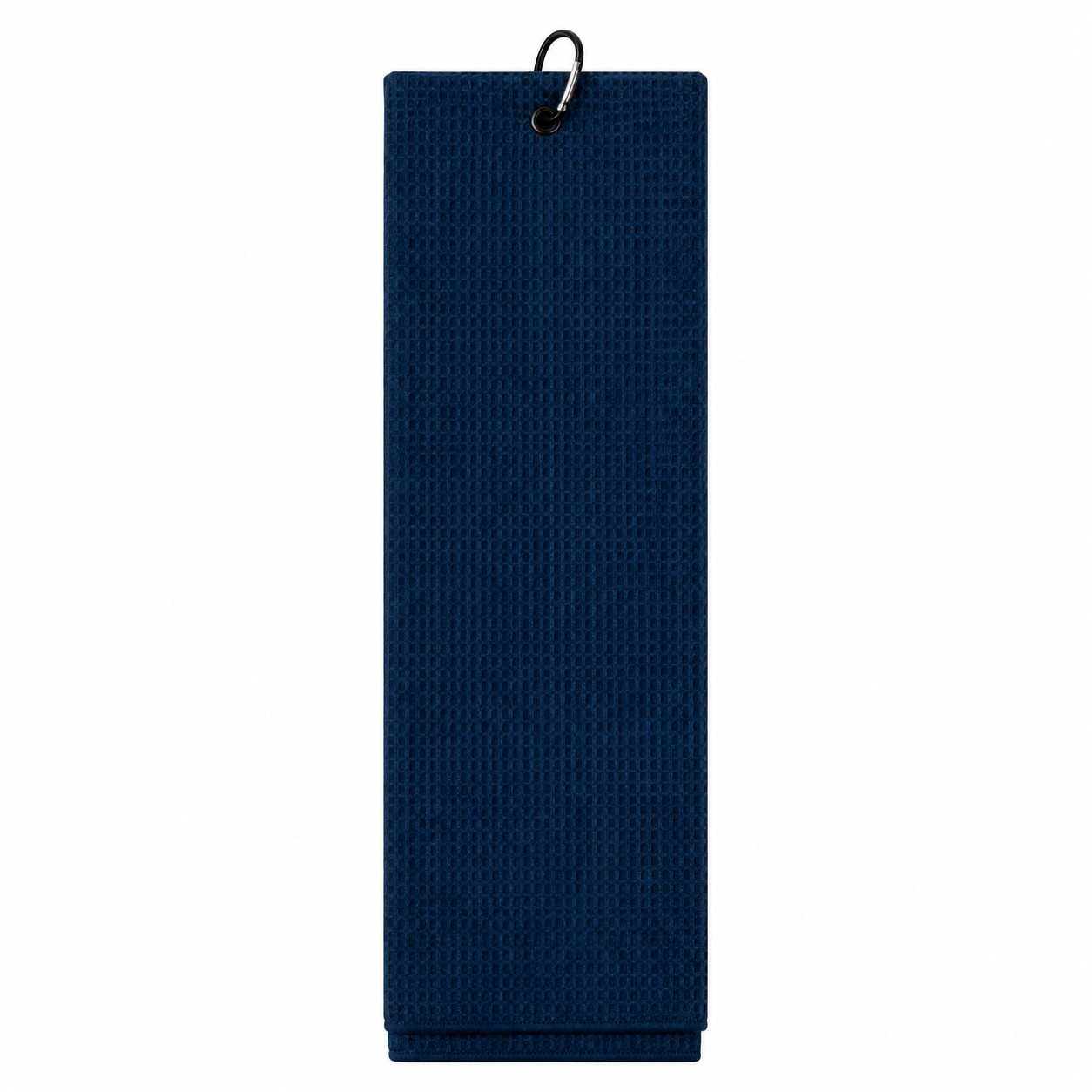 Waffle Microfiber Golf Towel With Carabiner — view 2