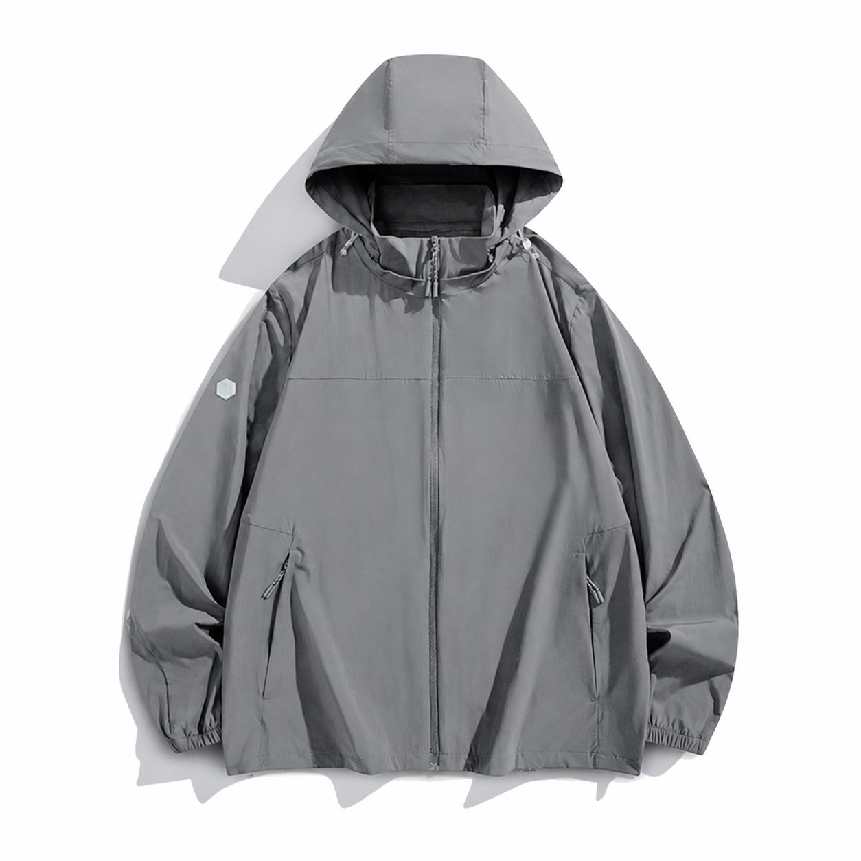 Nylon Cooling Sun Jacket — Gray
