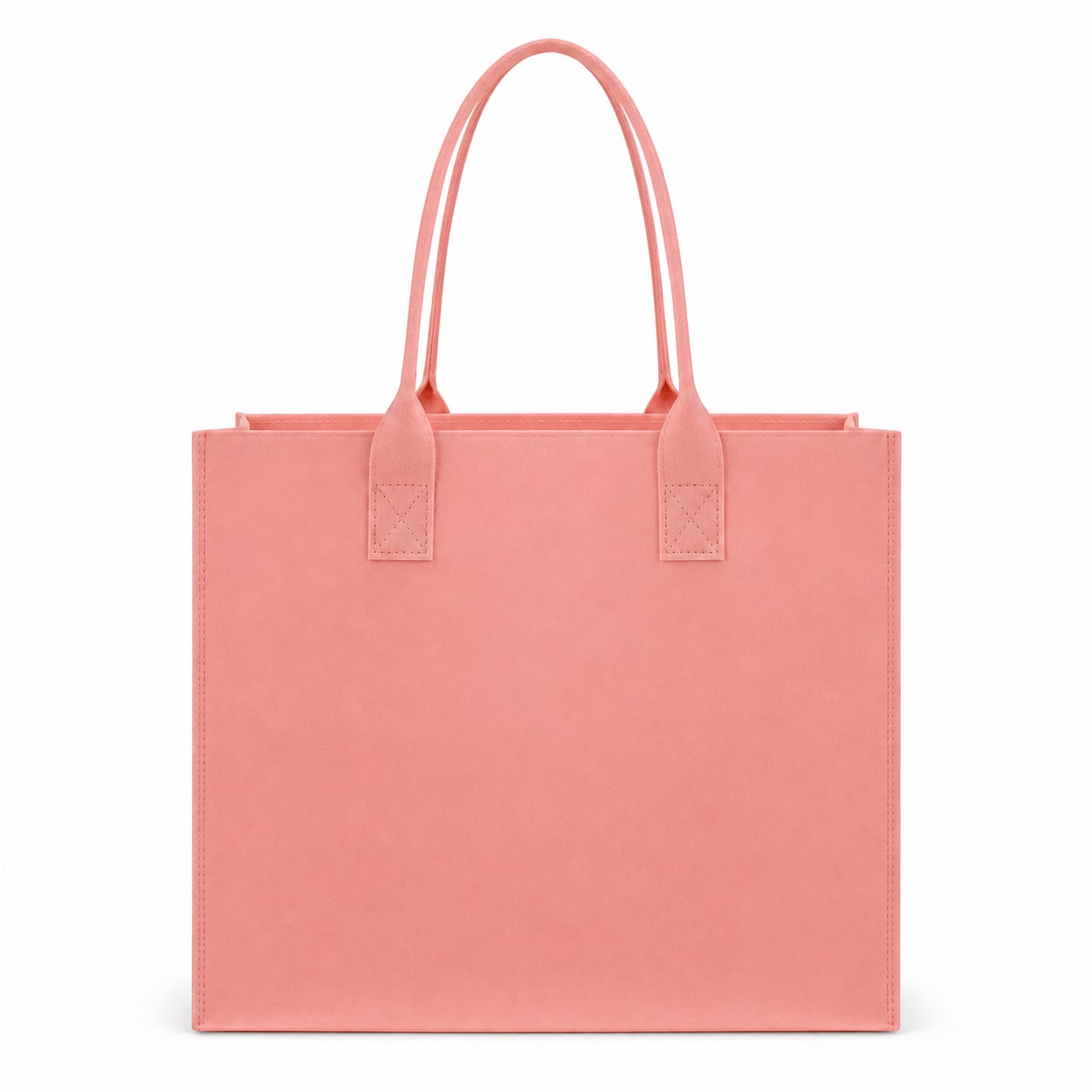 Plush Felt Tote With Side Pockets — view 2