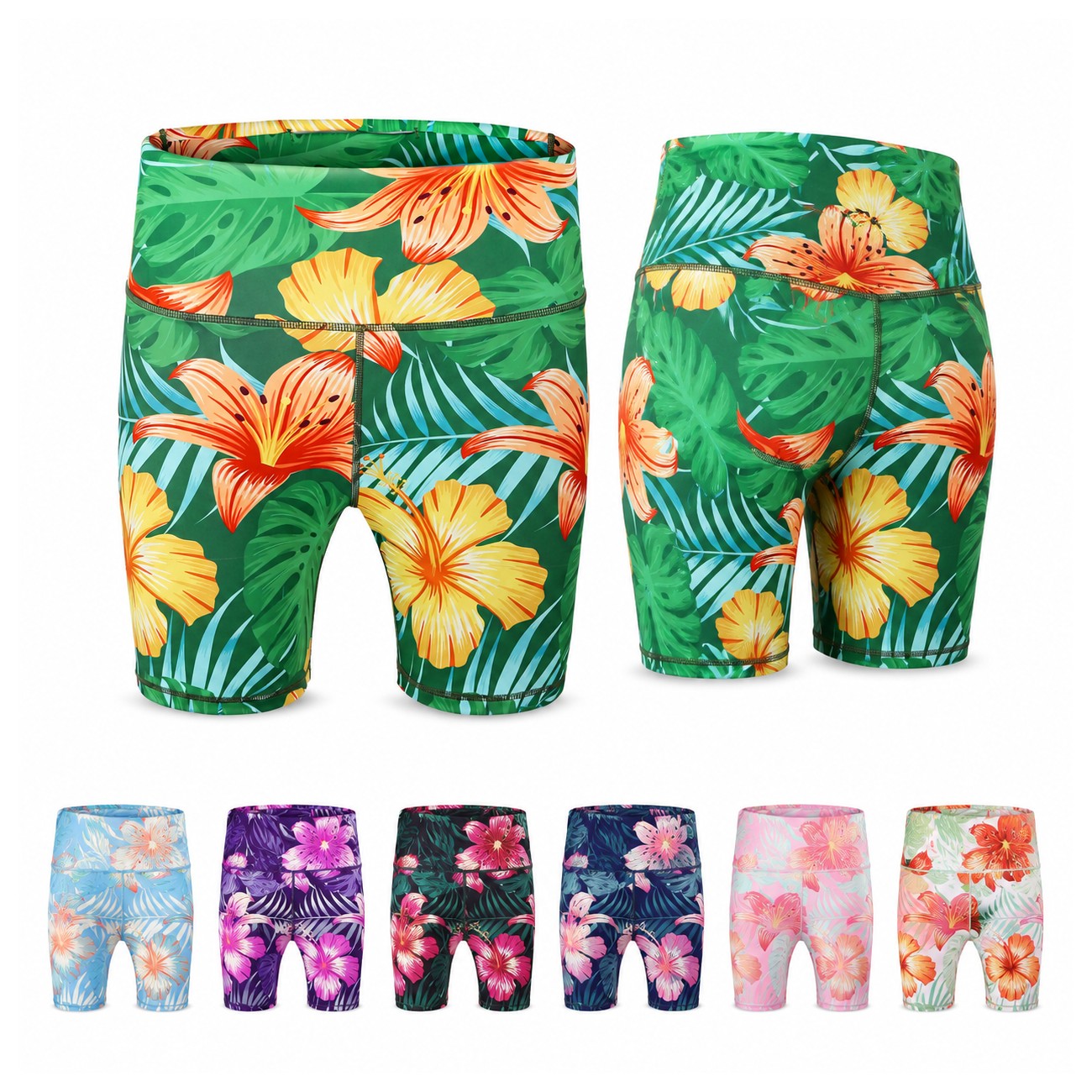 High Waist Yoga Shorts