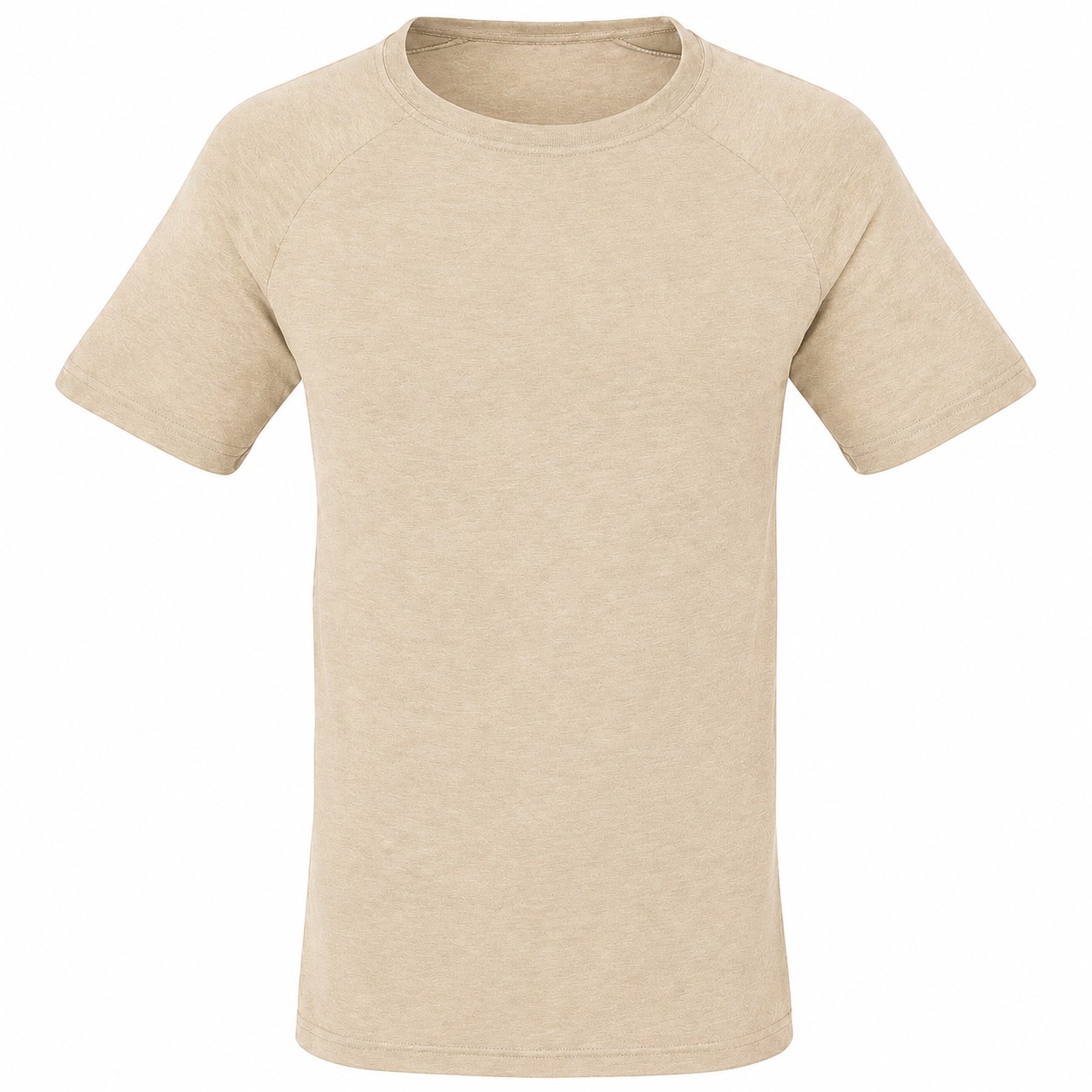 Men's CVC Raglan Jersey Shirt — Beige