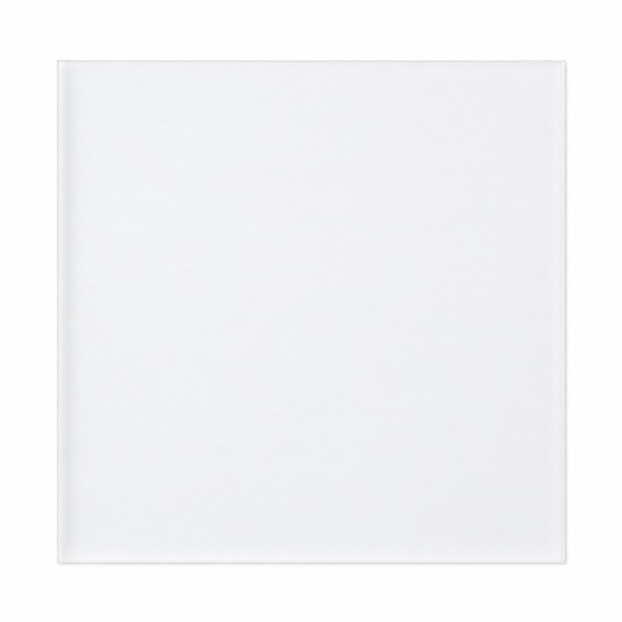 Washable Satin Square Bandanna — Clear White