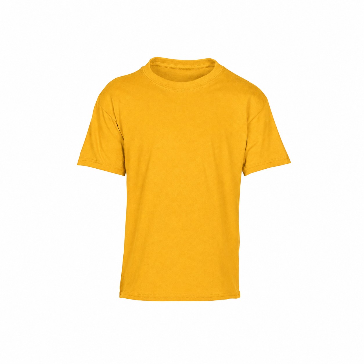 Essential Youth Cotton T Shirt — Gold