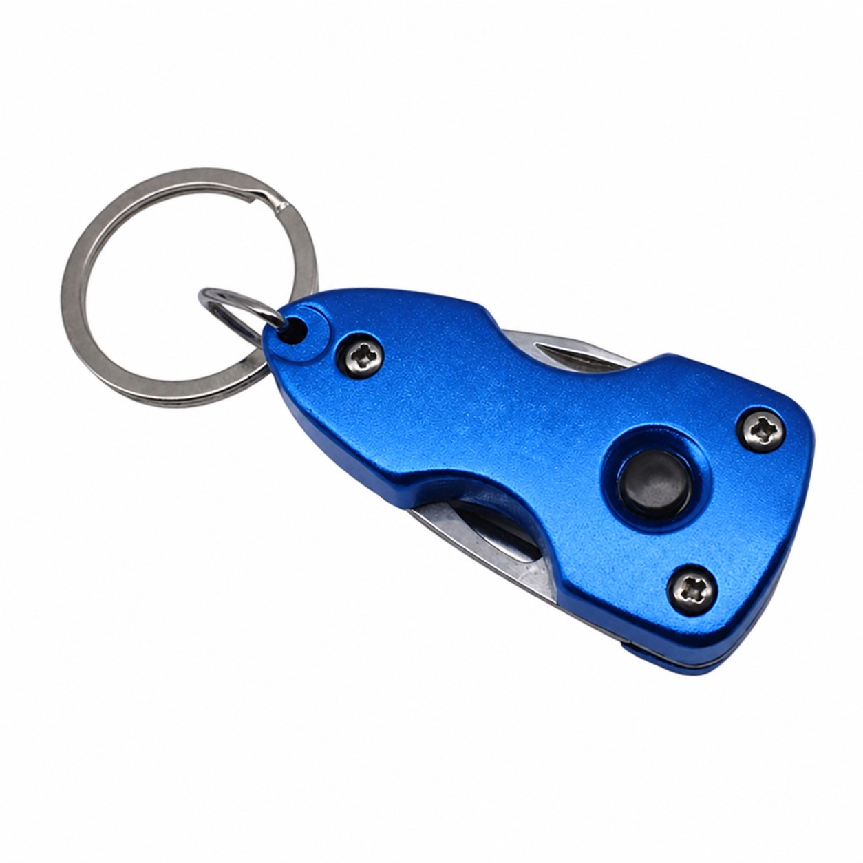 LED Multi Tool Keychain Knife — Blue