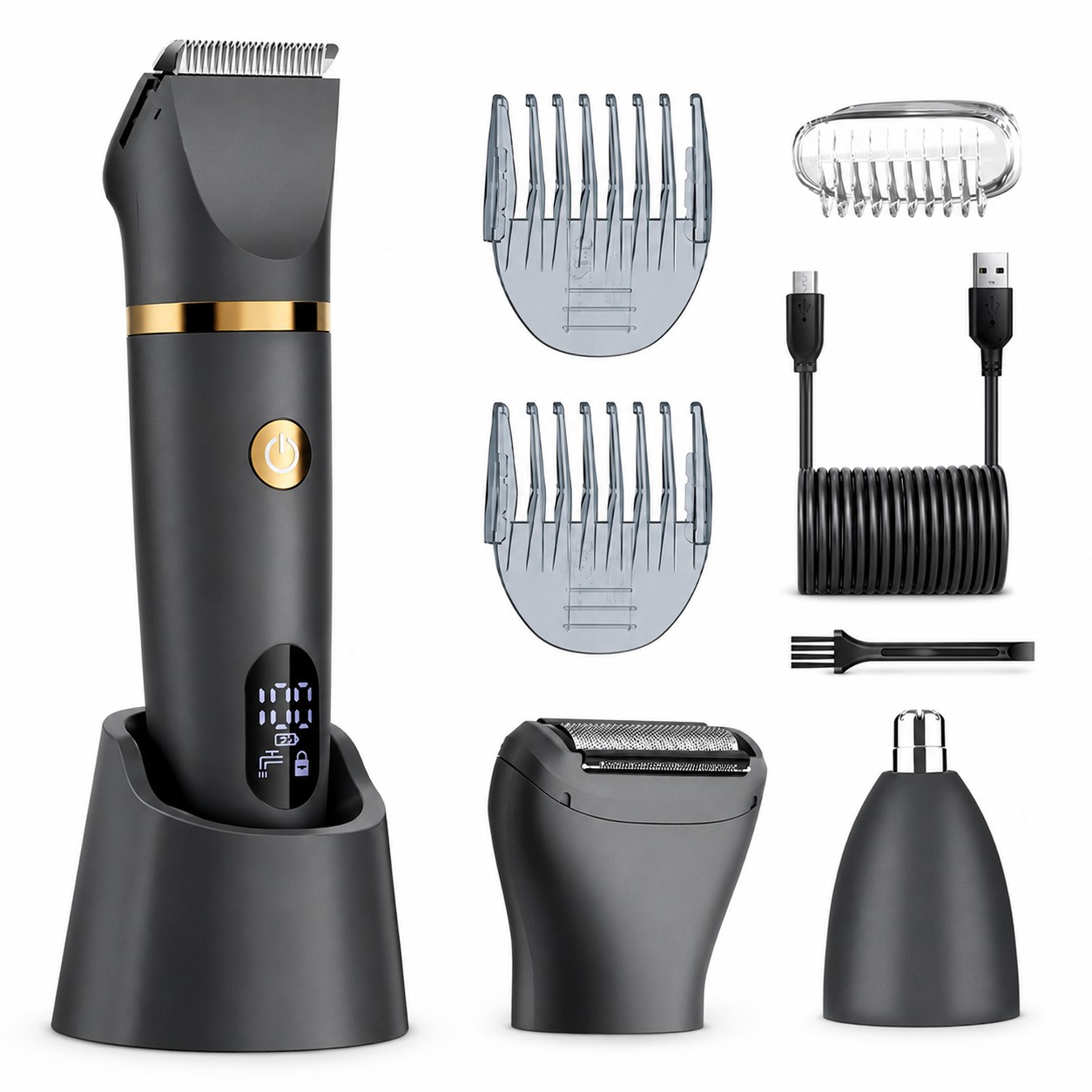 Waterproof Ceramic Hair Trimmer Kit
