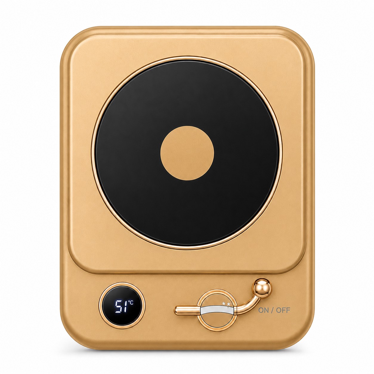 Smart Desktop Drink Warmer — Bronze Gold