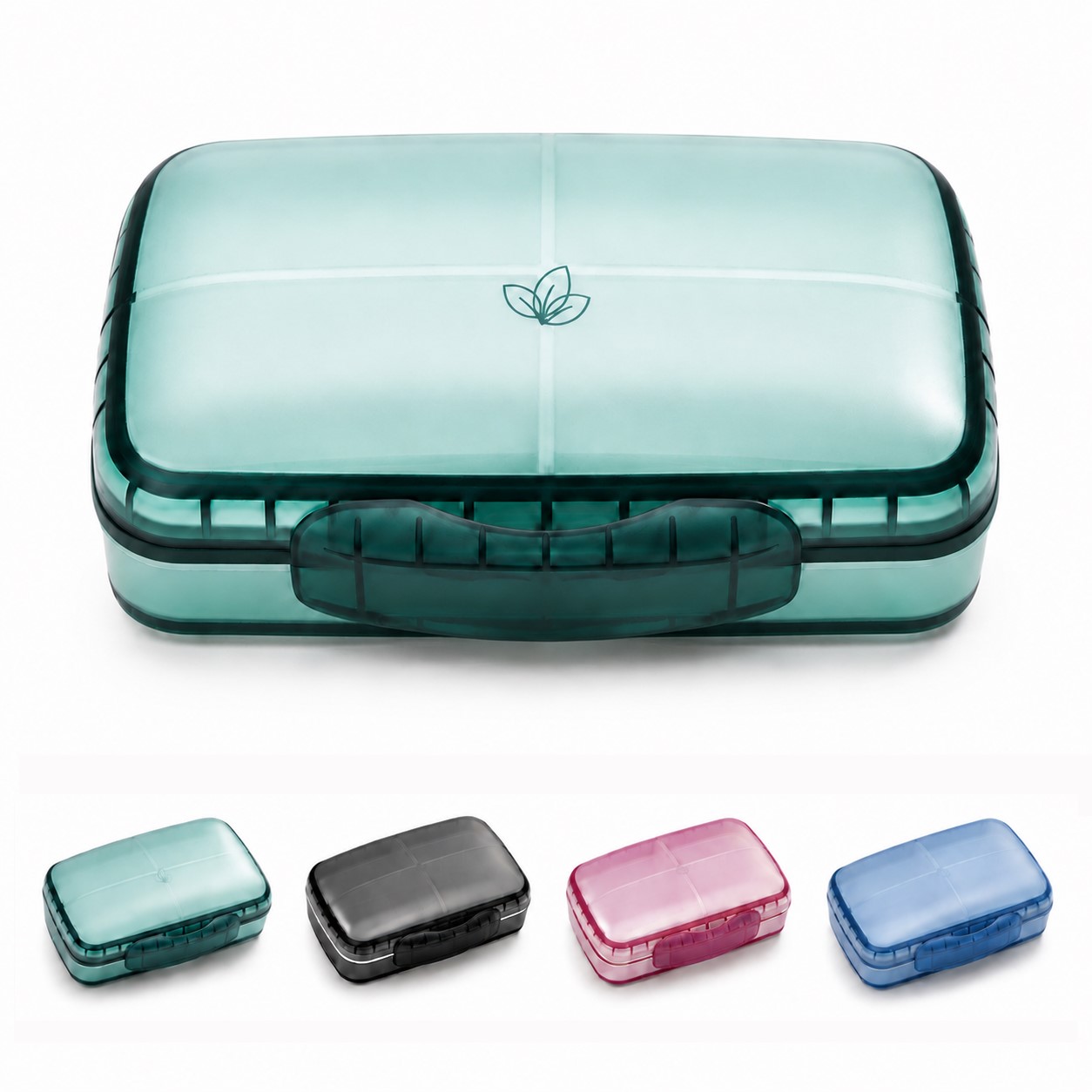 Large ABS Eight Compartment Pill Organizer