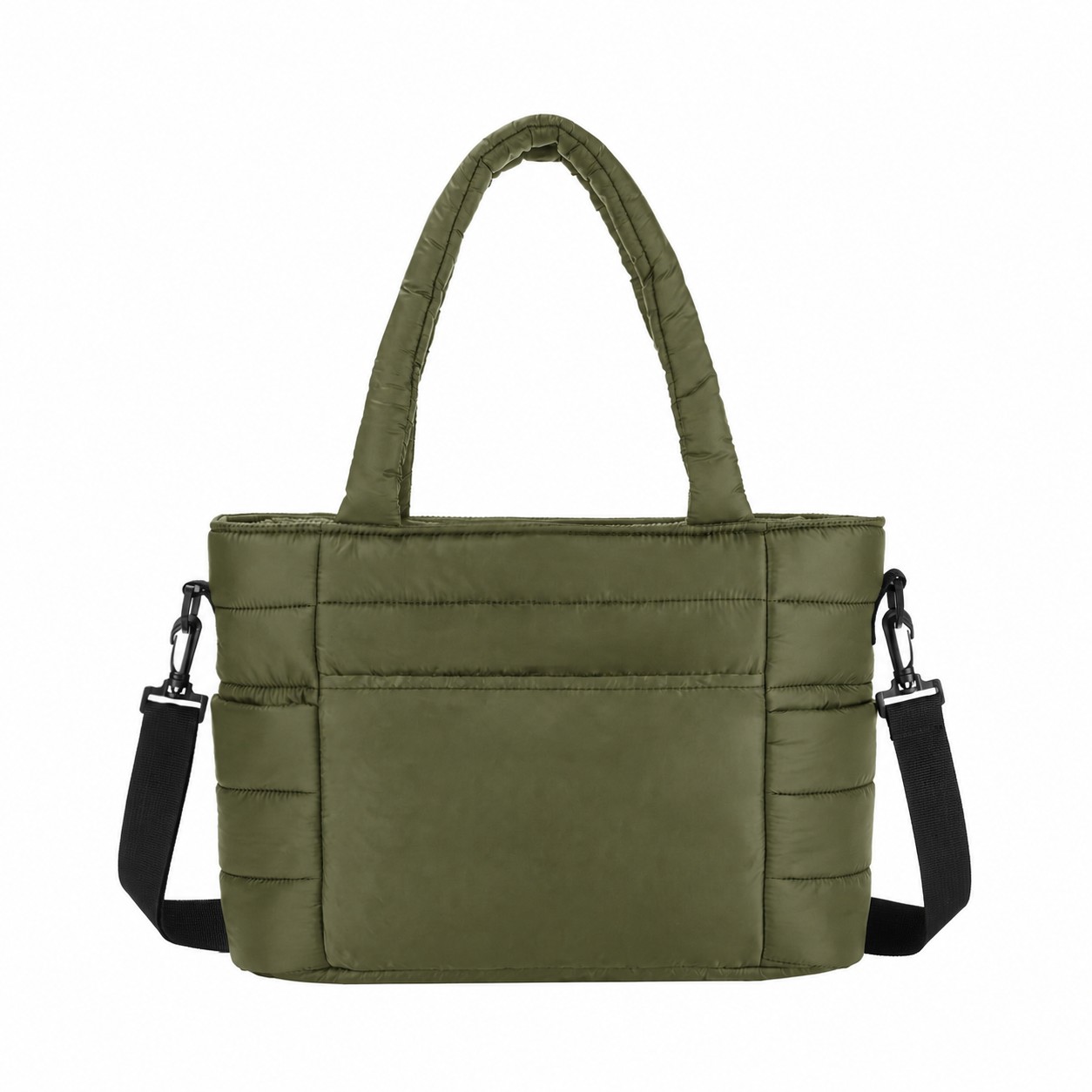 Nylon Insulated Cooler Tote — Army Green
