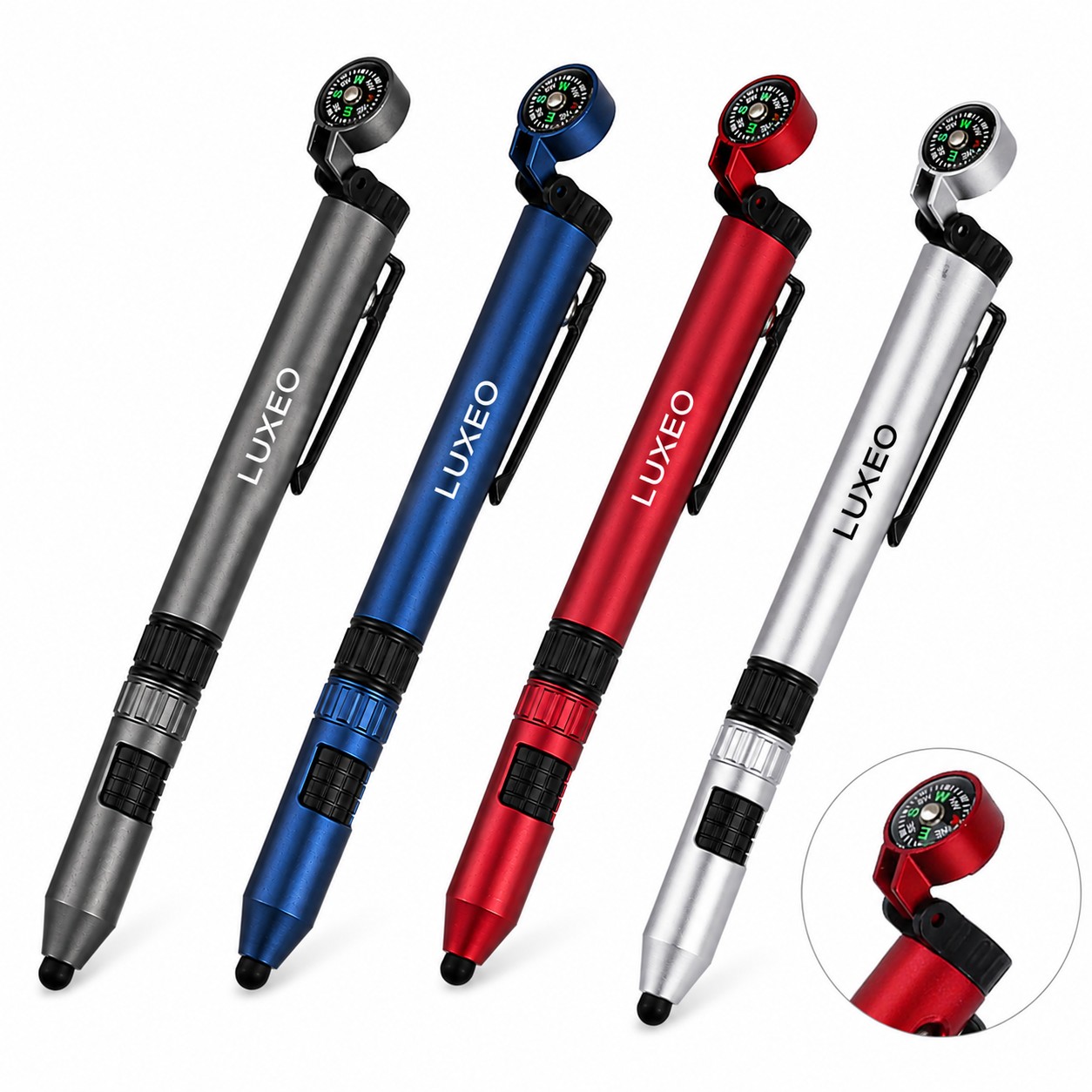 7-in-1 ABS Plastic Multi-Tool Pen