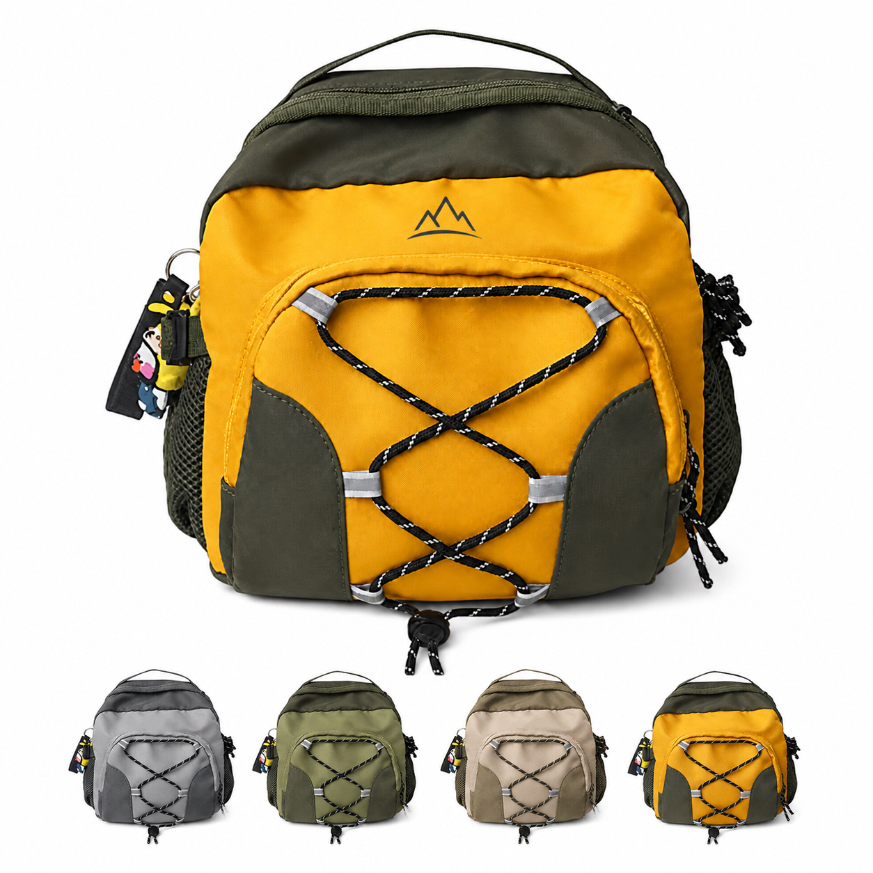Cord Front Polyester Adventure Daypack