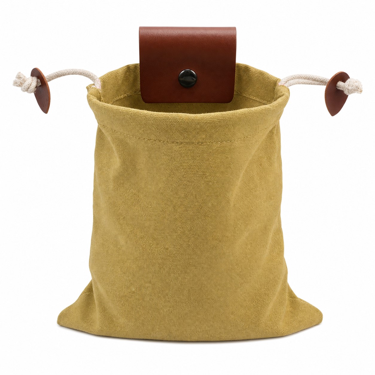 Collapsible PU Foraging Bag With Metal Buckle — view 2